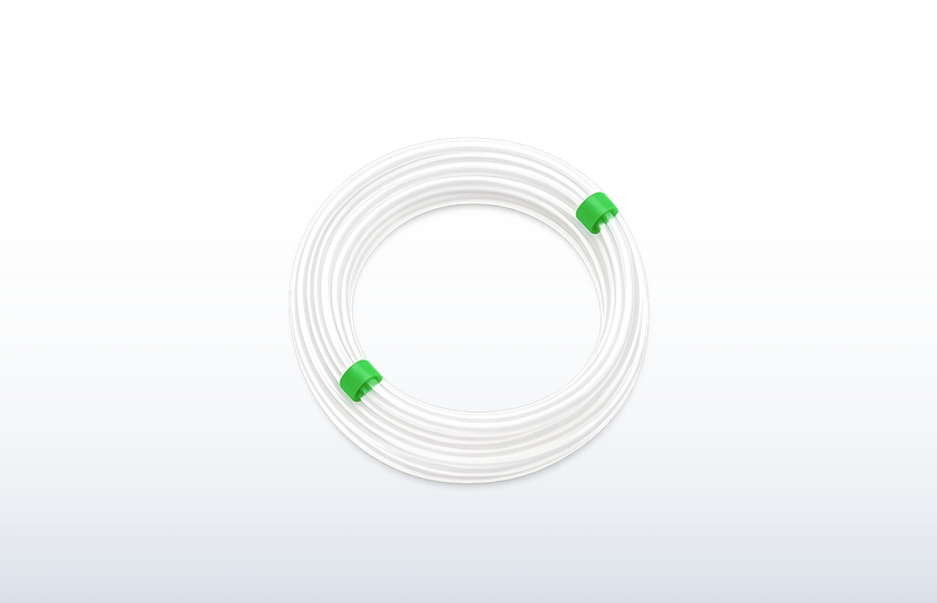 272185 - Peristaltic pump tubing assembly with two barbed connectors - 2-stop, PVC, 1.85 mm ID (green/green), 12-pk