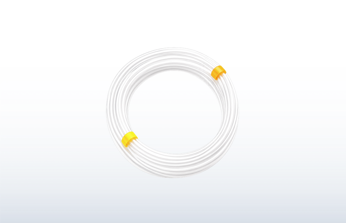 272051 - Peristaltic pump tubing assembly with connectors - 2-stop, PVC, 0.51 mm ID (orange/yellow), 12-pk