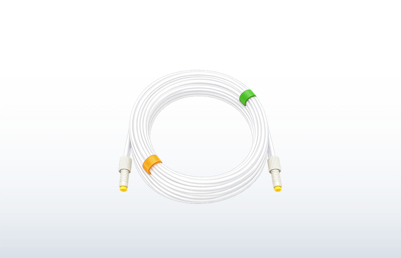 272038 - Peristaltic pump tubing assembly with connectors - 2-stop, PVC, 0.38 mm ID (orange/green), 12-pk