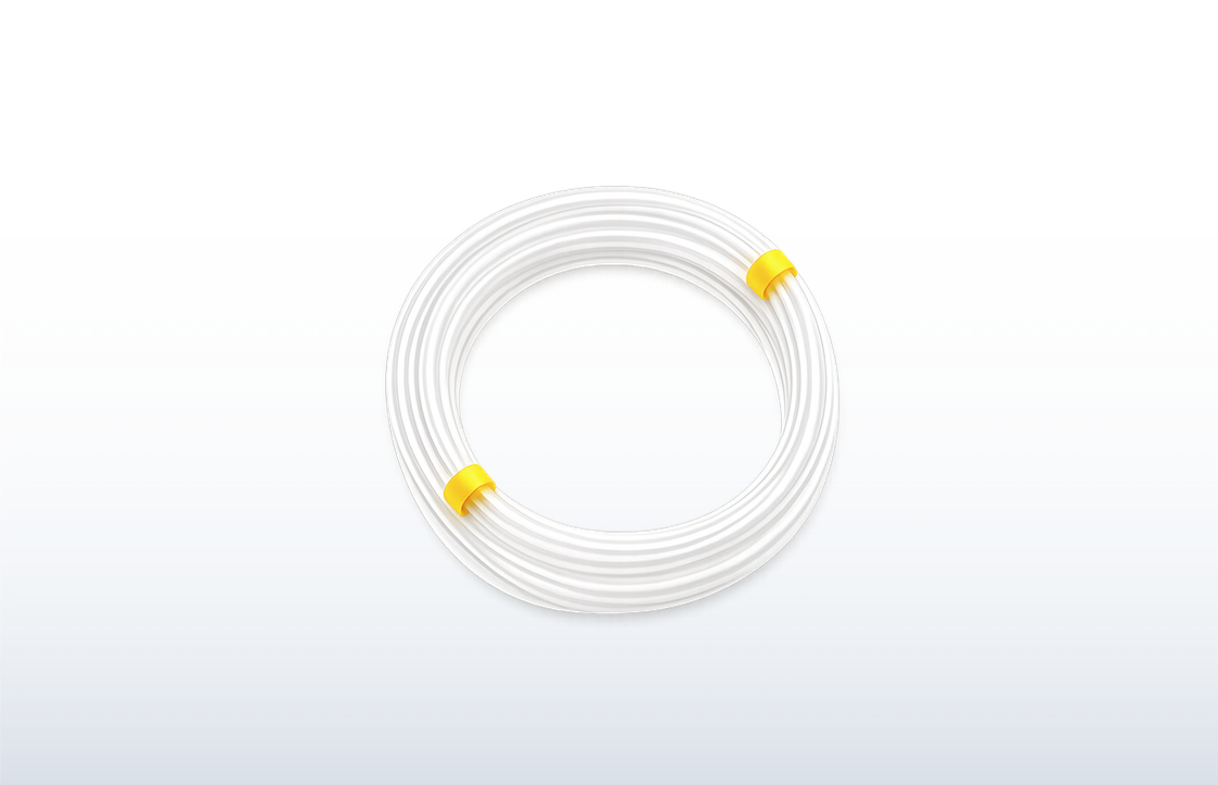 272142 - Peristaltic pump tubing assembly with two barbed connectors - 2-stop, PVC, 1.42 mm ID (yellow/yellow), 12-pk
