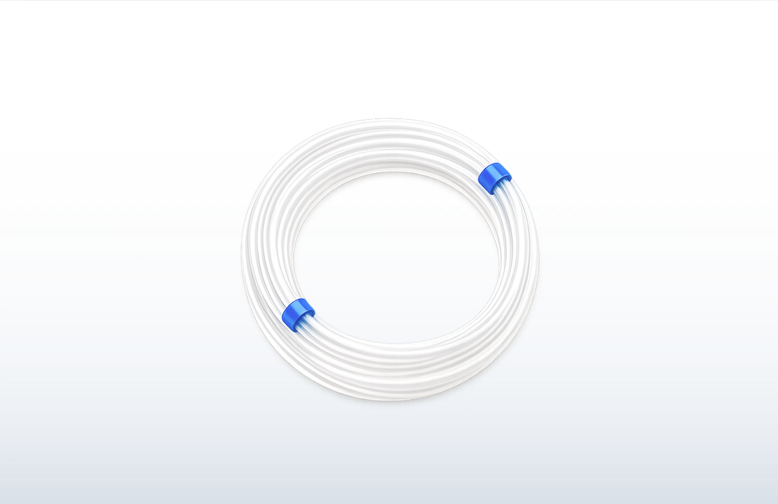 272165 - Peristaltic pump tubing assembly with two barbed connectors - 2-stop, PVC, 1.65 mm ID (blue/blue), 12-pk