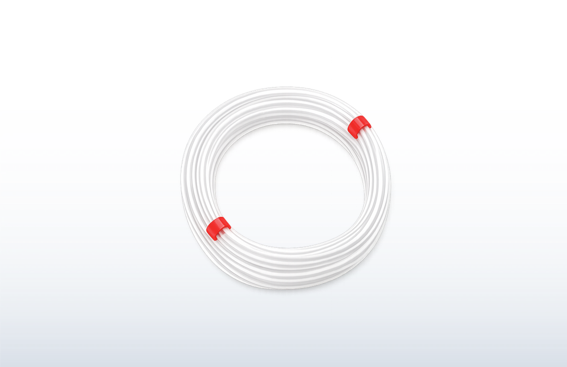 272114 - Peristaltic pump tubing assembly with connectors - 2-stop, PVC, 1.14 mm ID (red/red), 12-pk