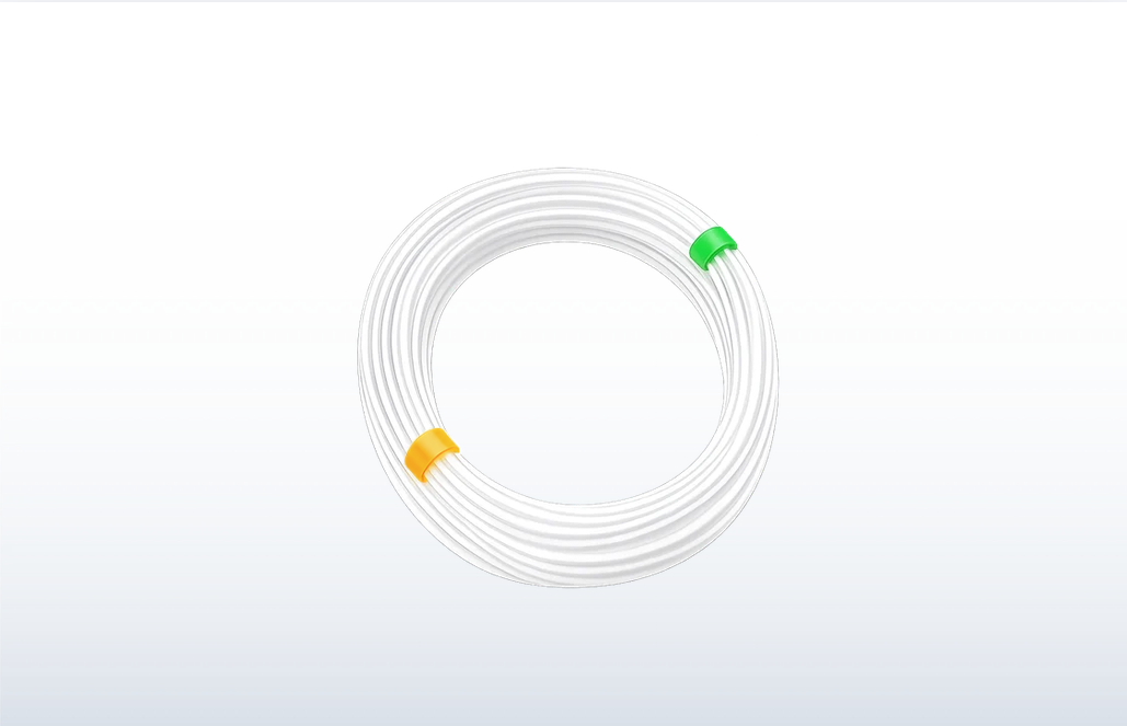272038 - Peristaltic pump tubing assembly with connectors - 2-stop, PVC, 0.38 mm ID (orange/green), 12-pk