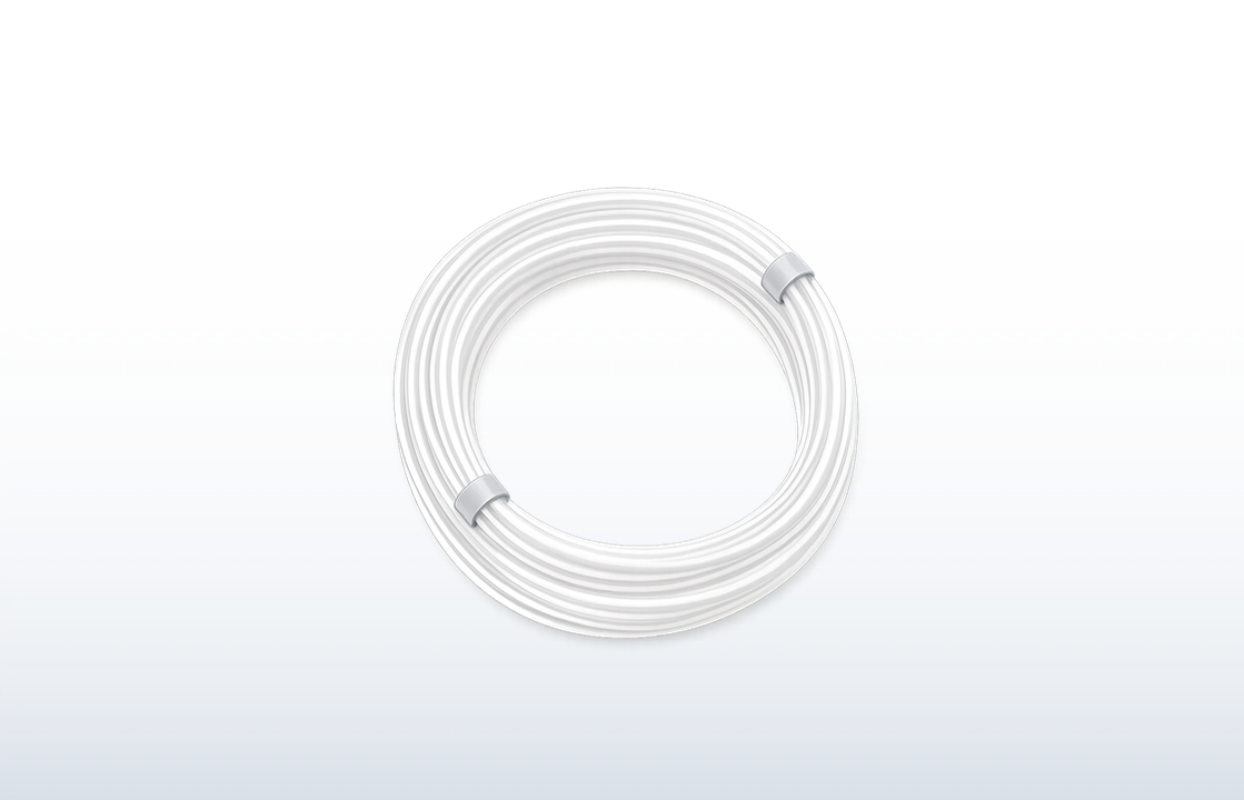 272130 - Peristaltic pump tubing assembly with connectors - 2-stop, PVC, 1.30 mm ID (gray/gray), 12-pk