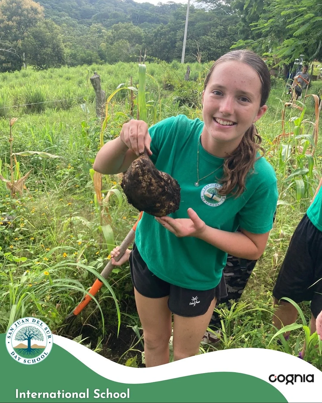 Hands-on learning in action! 🌍🙌🏻

7th graders harvested and replanted sweet potatoes during Sustainability class, connecting with the land and understanding the cycle of growth. This activity blends science, responsibility, and respect for nature.