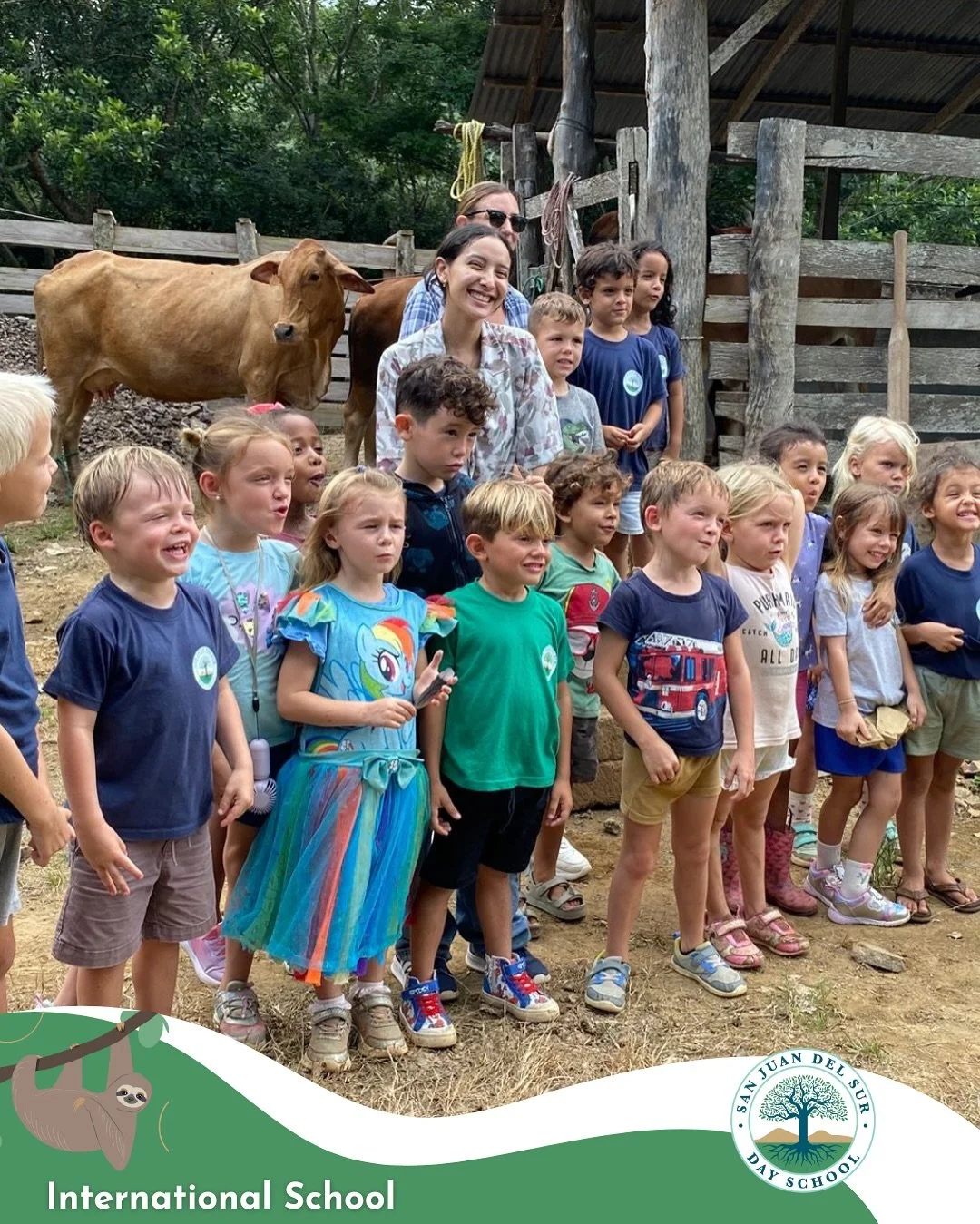 🌱 Being surrounded by nature makes every learning moment unforgettable.
Our Pre-Kinder Tigres and Kinder Leones learned how to milk cows 🐄 and discovered more about the farm community near our school.

A big thank you to @nati_robertson and @fincal