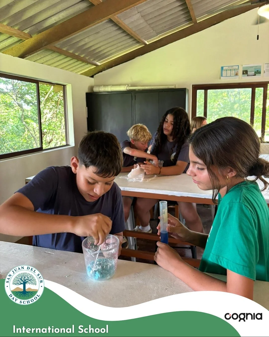 Grade 6 got hands-on with their &lsquo;States of Matter&rsquo; unit, exploring how matter changes and learning how to separate it again. 🧪

👉Check out their science discoveries!

#middleschool #activelearning #grade6 #internationalschool #sanjuande