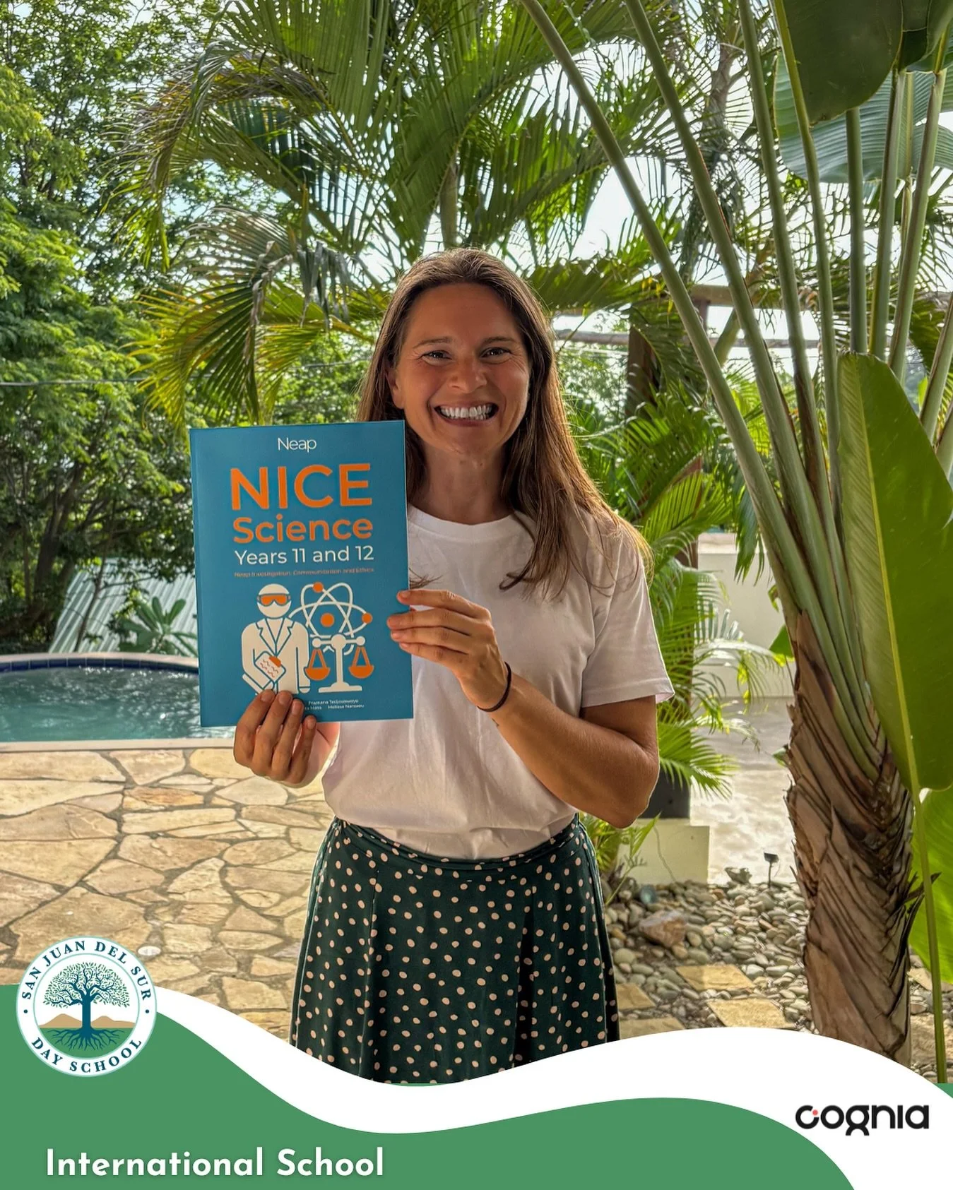 📚 Big congratulations to our High School Environmental Science &amp; Biology teacher, Miss Mel Nantsou, on the publication of her third Science Education book! After two successful Grade 11 &amp; 12 Environmental Science textbooks, her newest releas