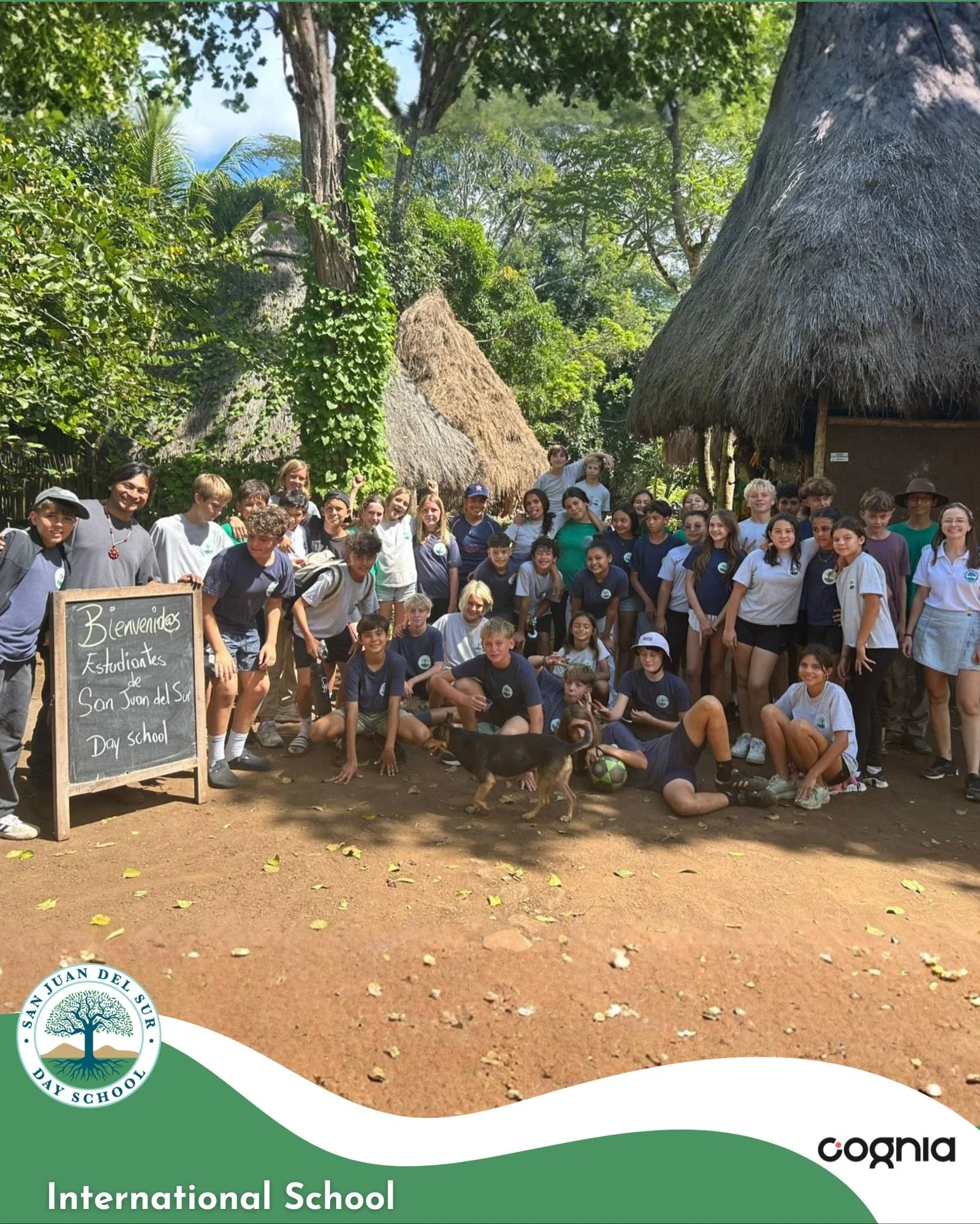 Middle School spent the day at @nambumeancestral exploring the sustainable traditions of the Chorotega people.🌿 They learned about medicinal plants, mountain microorganisms, composting, indigenous architecture, and even traditional corn-based cookin