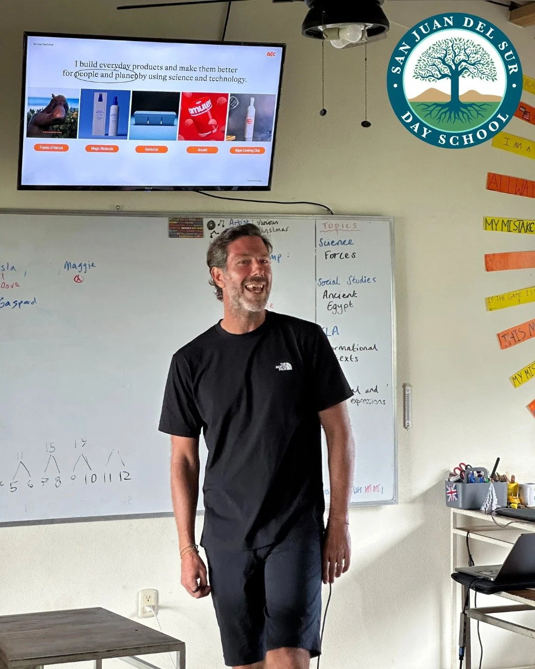 We loved welcoming Lukas Derksen to campus this week! Lukas spent time with our 6th grade Food Technology class sharing an exciting innovation: a sustainable cooking oil made from algae, known as the Algae Cooking Club. 

Lukas explained how this oil