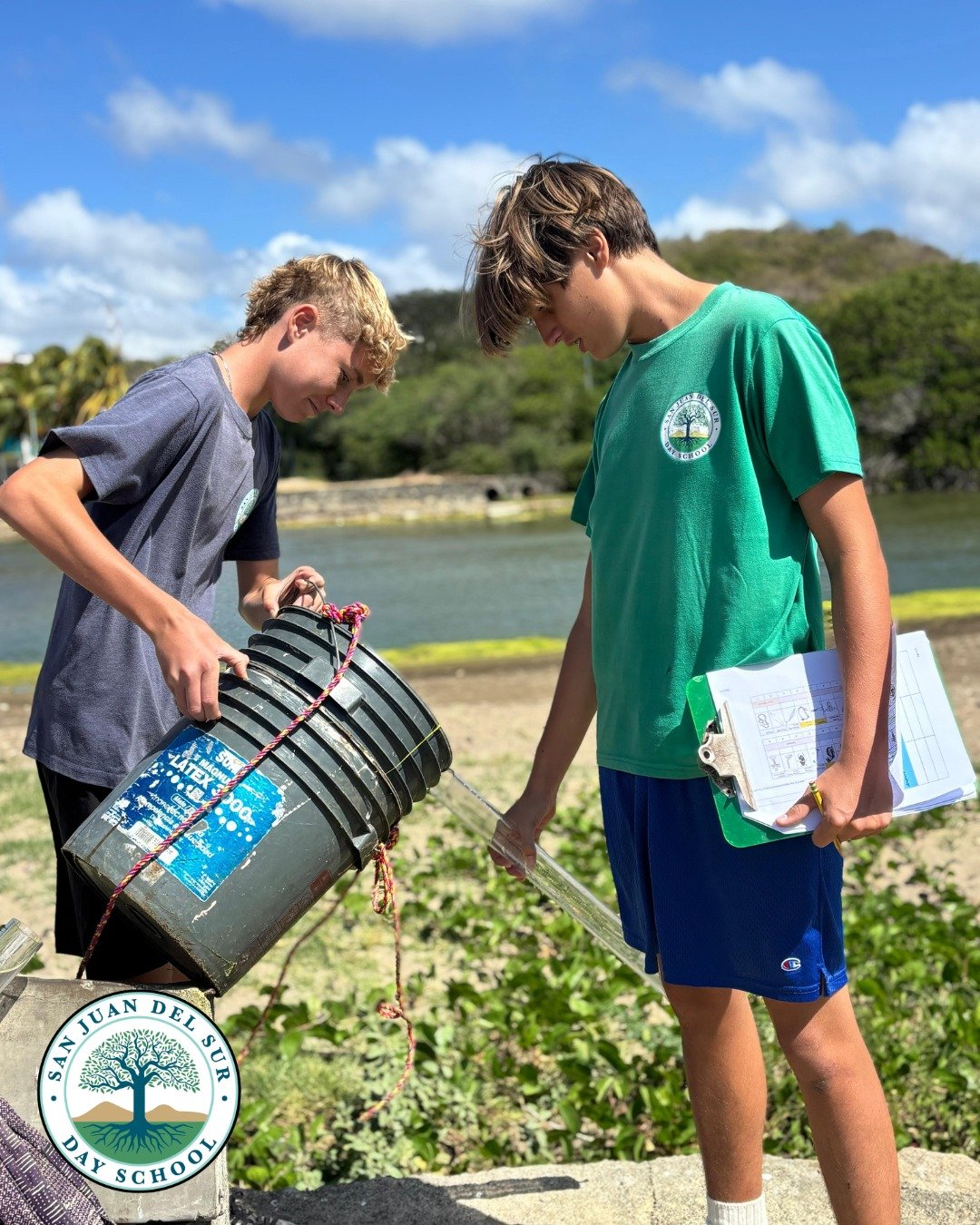 Our Grade 9/10 Environmental Science students took their learning beyond the classroom with a field trip to the R&iacute;o San Juan river mouth. There, they conducted hands-on water quality testing to analyze potential pollutants and environmental fa
