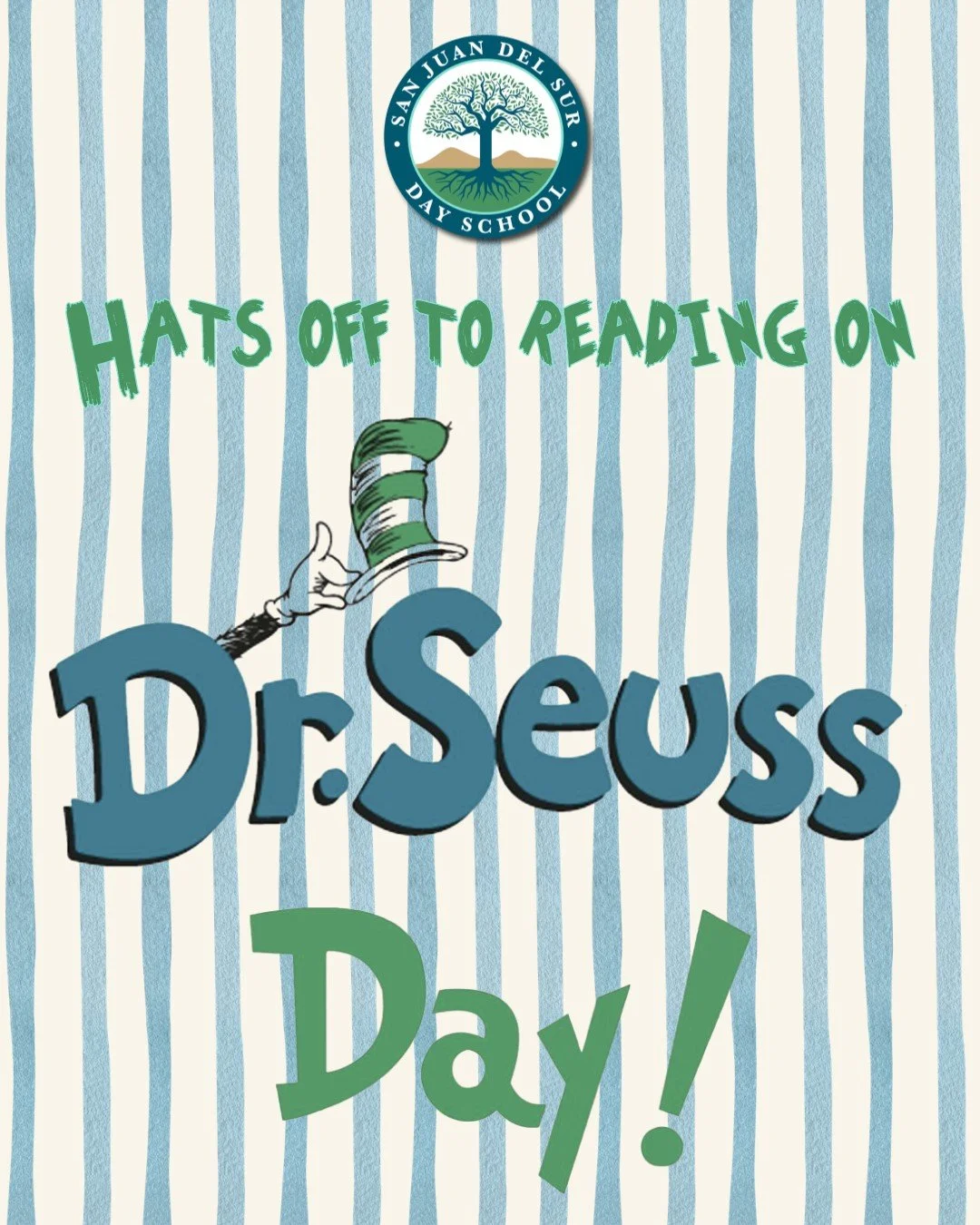 On Monday, we celebrated Dr. Seuss Day with books, movies, and plenty of rhyming fun to promote children's literacy and the joy of reading! Students enjoyed stepping into his imaginative world filled with unforgettable characters and meaningful lesso