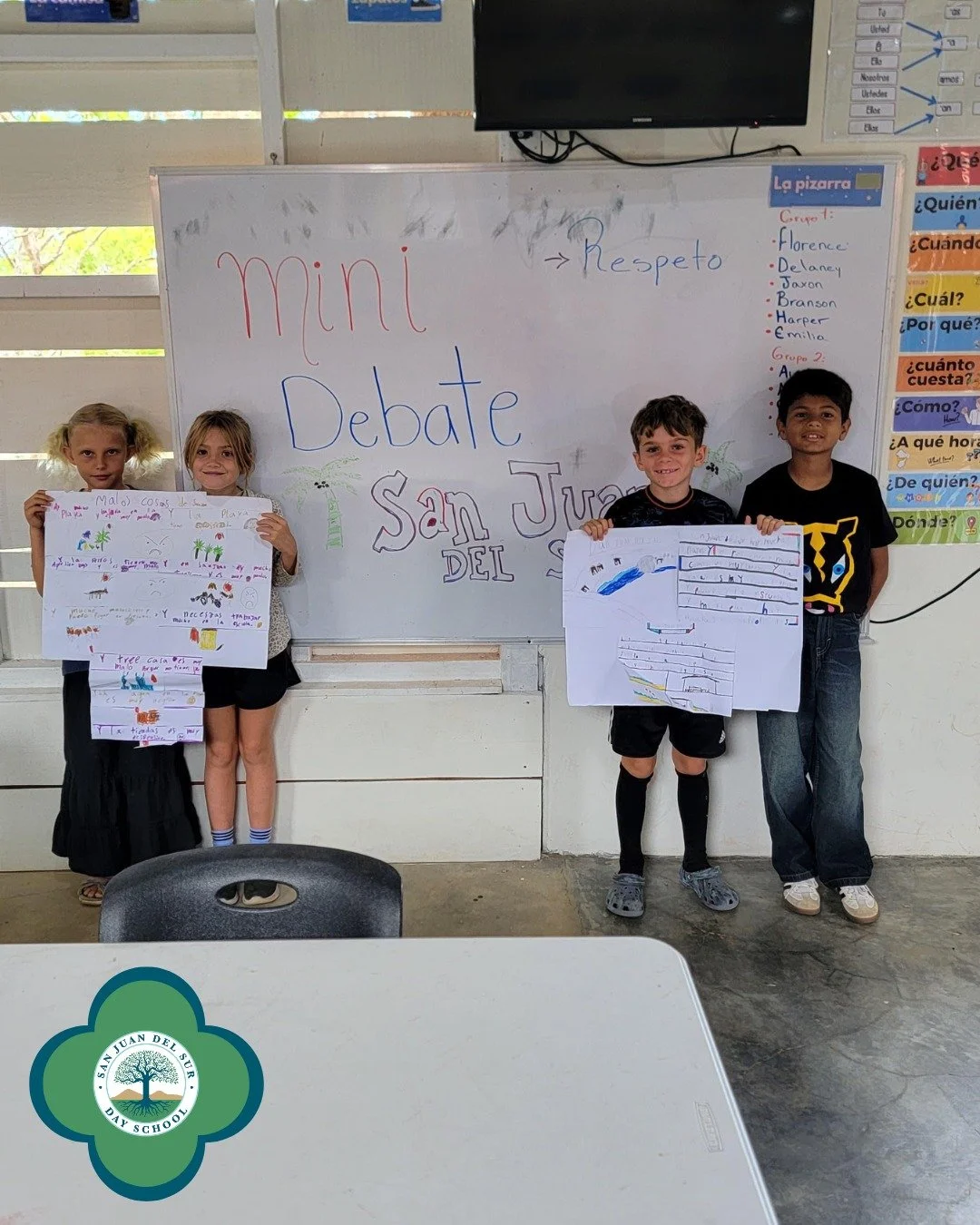 In Spanish as a Second Language class, our 3rd graders took part in a lively debate about San Juan del Sur. They practiced oral expression by sharing the city&rsquo;s positive aspects and discussing ideas for improvement. To support their points, stu