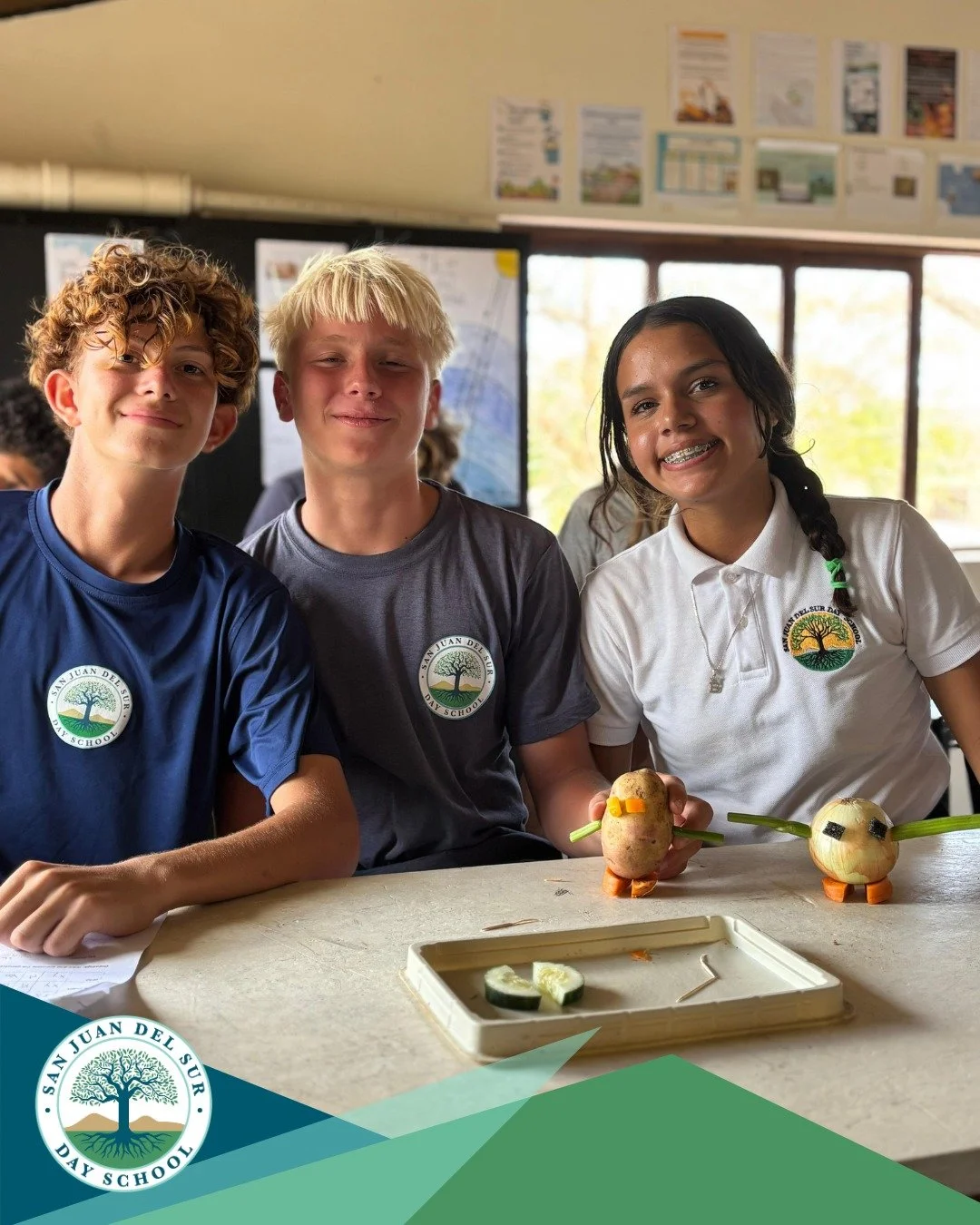 Our Grade 8 students are exploring genetics and inheritance this term. During lab, they modeled genetic crosses and predicted genotype and phenotype outcomes in offspring.

Using their creative &ldquo;Vegetable Babies,&rdquo; students investigated ho