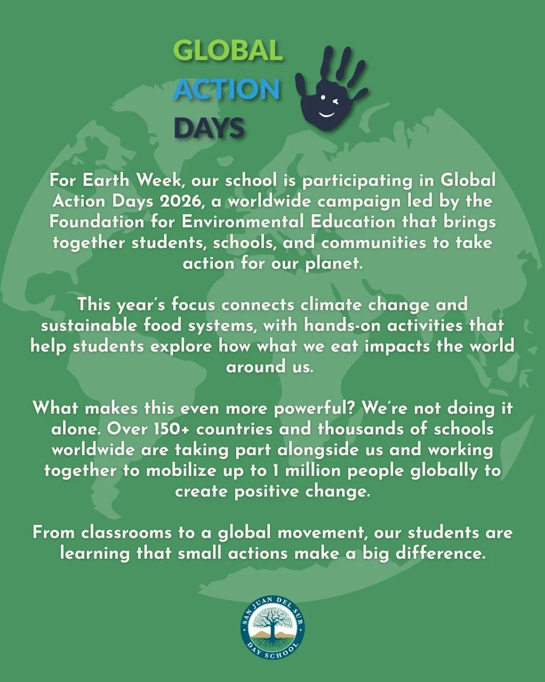 We&rsquo;re excited to share our students&rsquo; actions throughout the week as we join this global effort for a healthier planet.

#EarthWeek #GlobalActionDays #respectfortheenvironment #internationalschool #nicaragua