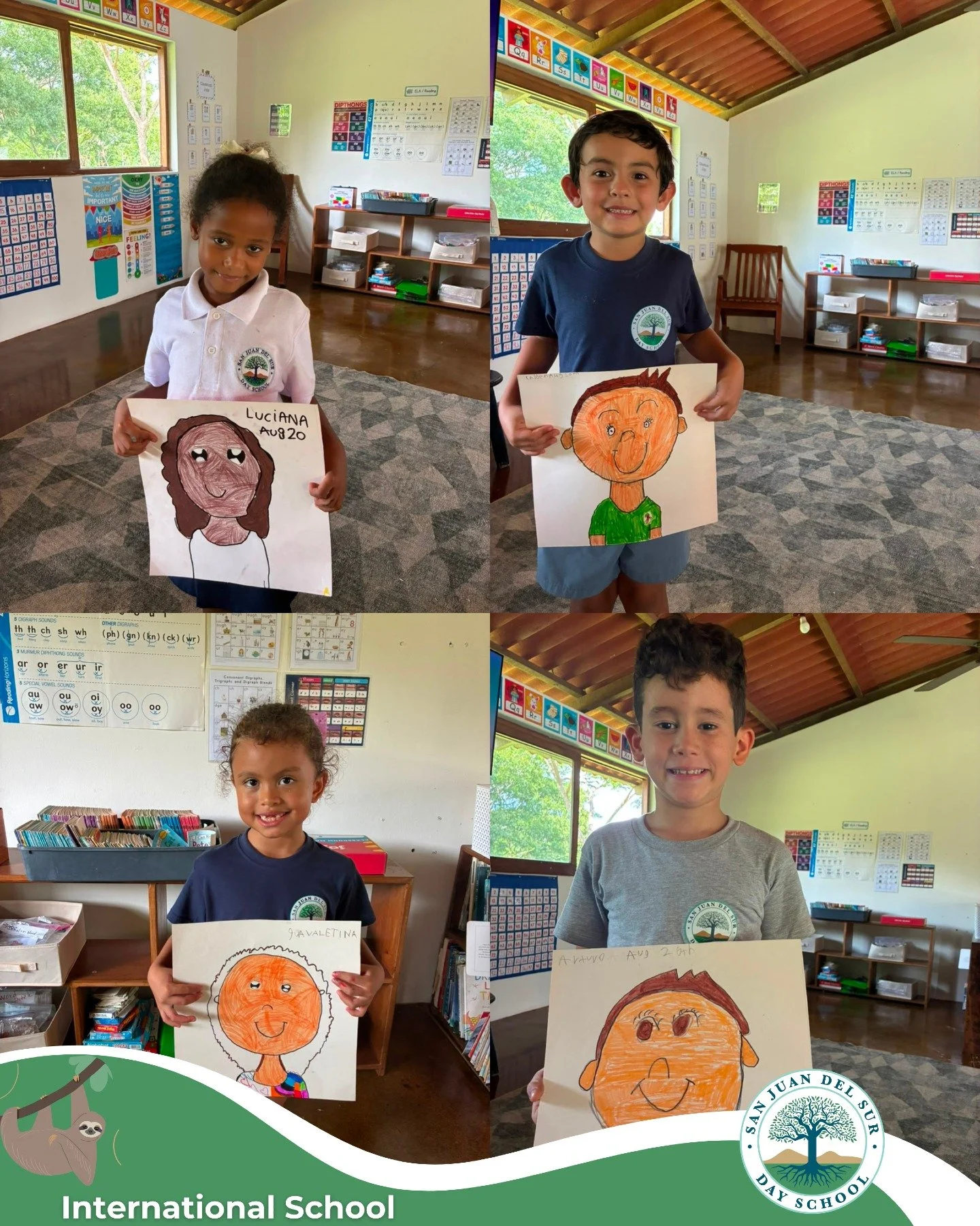 First grade is doing self-portraits! 🎨🖌️

Through this creative activity, students had the opportunity to observe, imagine, and express themselves through art while adding their own personal touch to each portrait.

#firstgrade  #LearningThroughArt