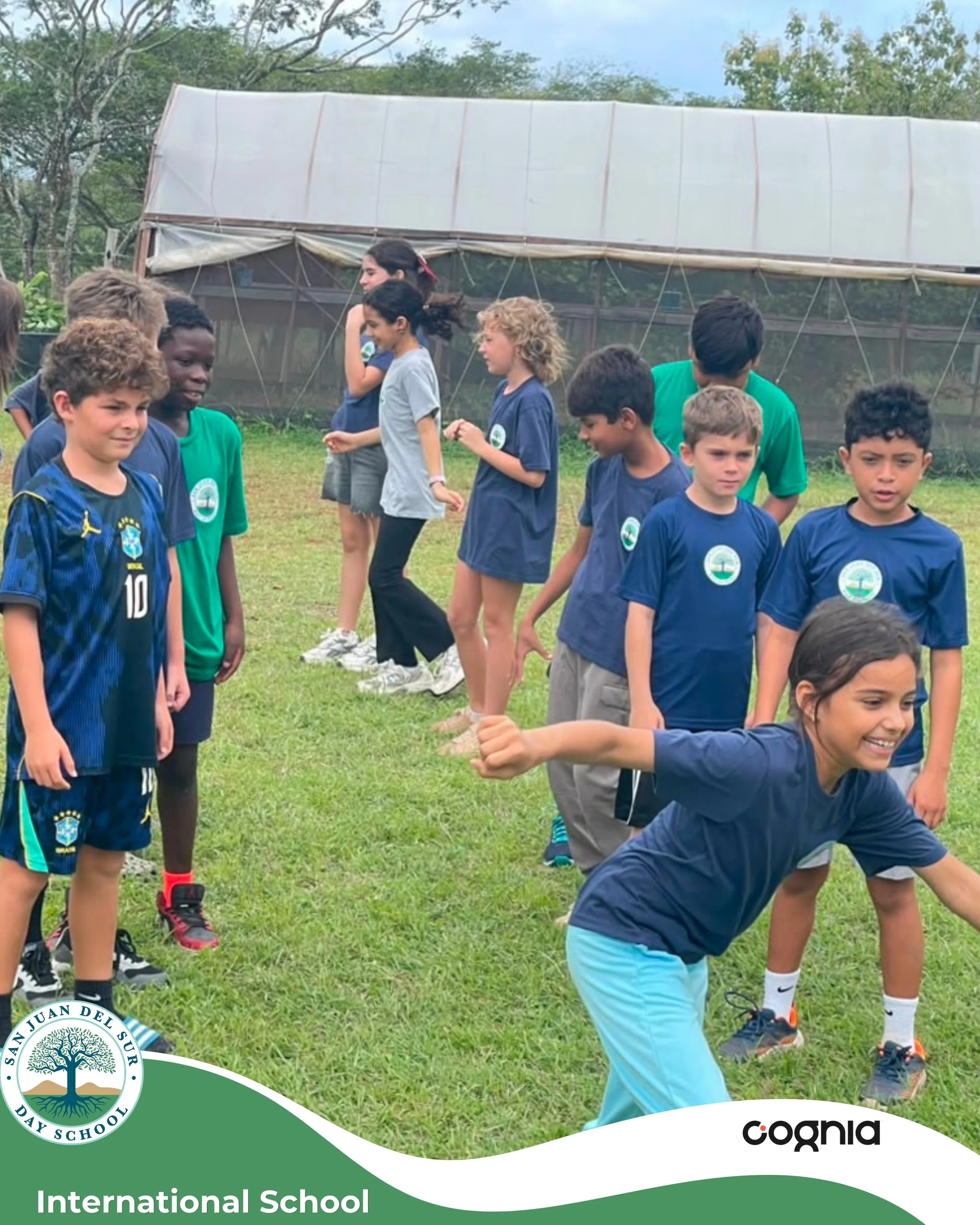 In our outdoor learning environment, PE provides opportunities to develop fundamental motor skills, coordination, balance, physical strength, and body awareness. Through age-appropriate activities, students learn and practice these skills in a dynami