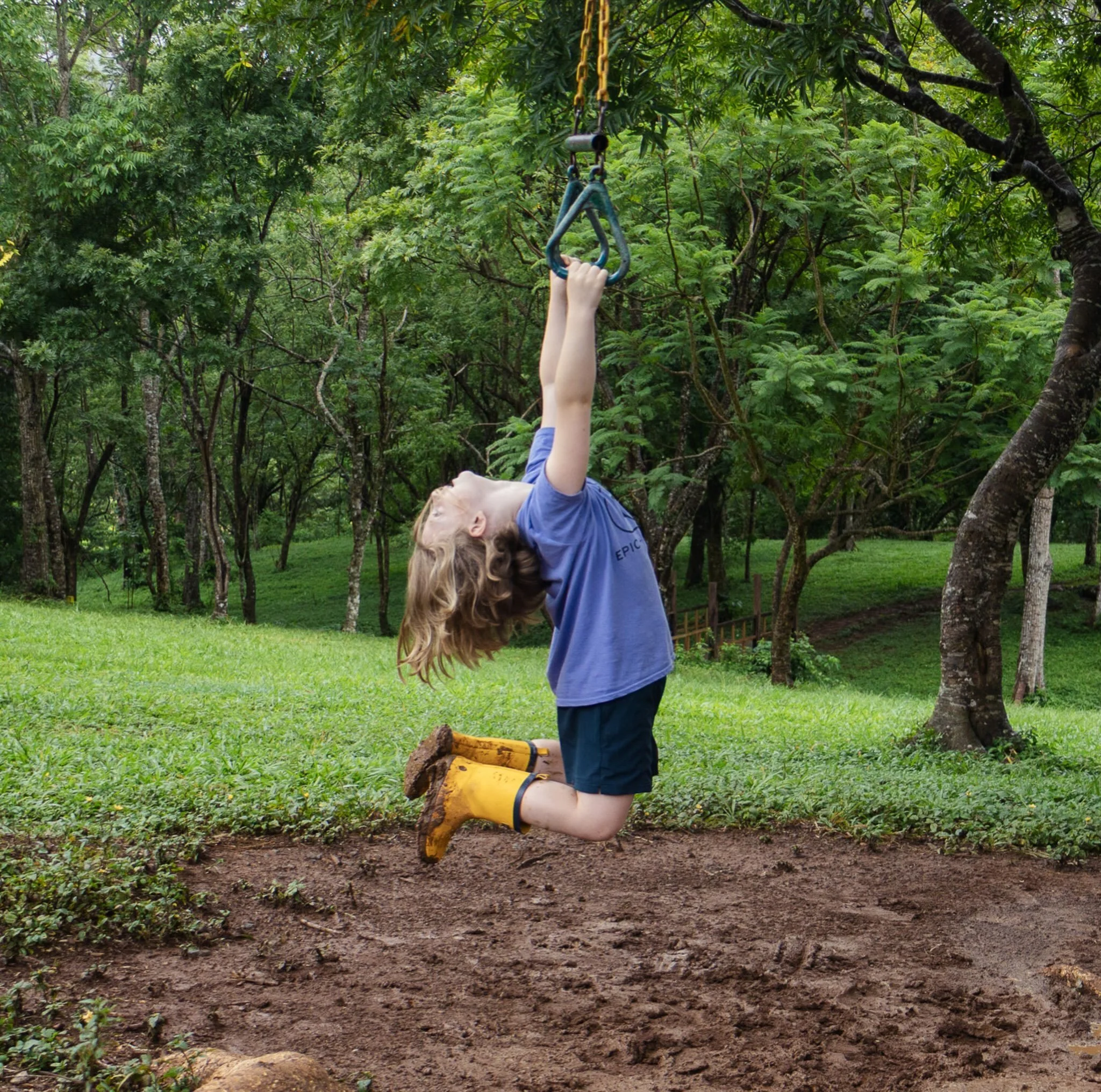 We&rsquo;re so grateful for yesterday&rsquo;s heavy rain. Students saw wet grass, puddles, and mud and knew exactly what to do!