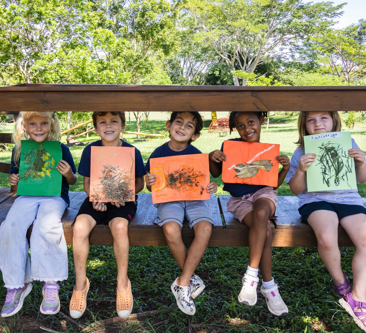 How good are you at spotting hidden things? 👀

In a recent Mystery Science lesson, 1st graders learned how animals use camouflage to stay safe. Then they put theory into practice, gathering leaves, sticks, and dried grass to create their own camoufl