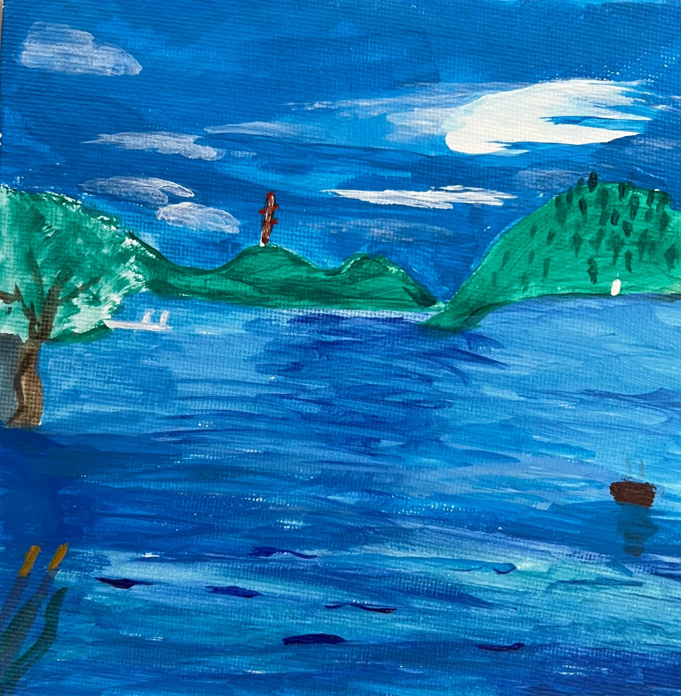 A painting from our Mosaic Mural Painting event!