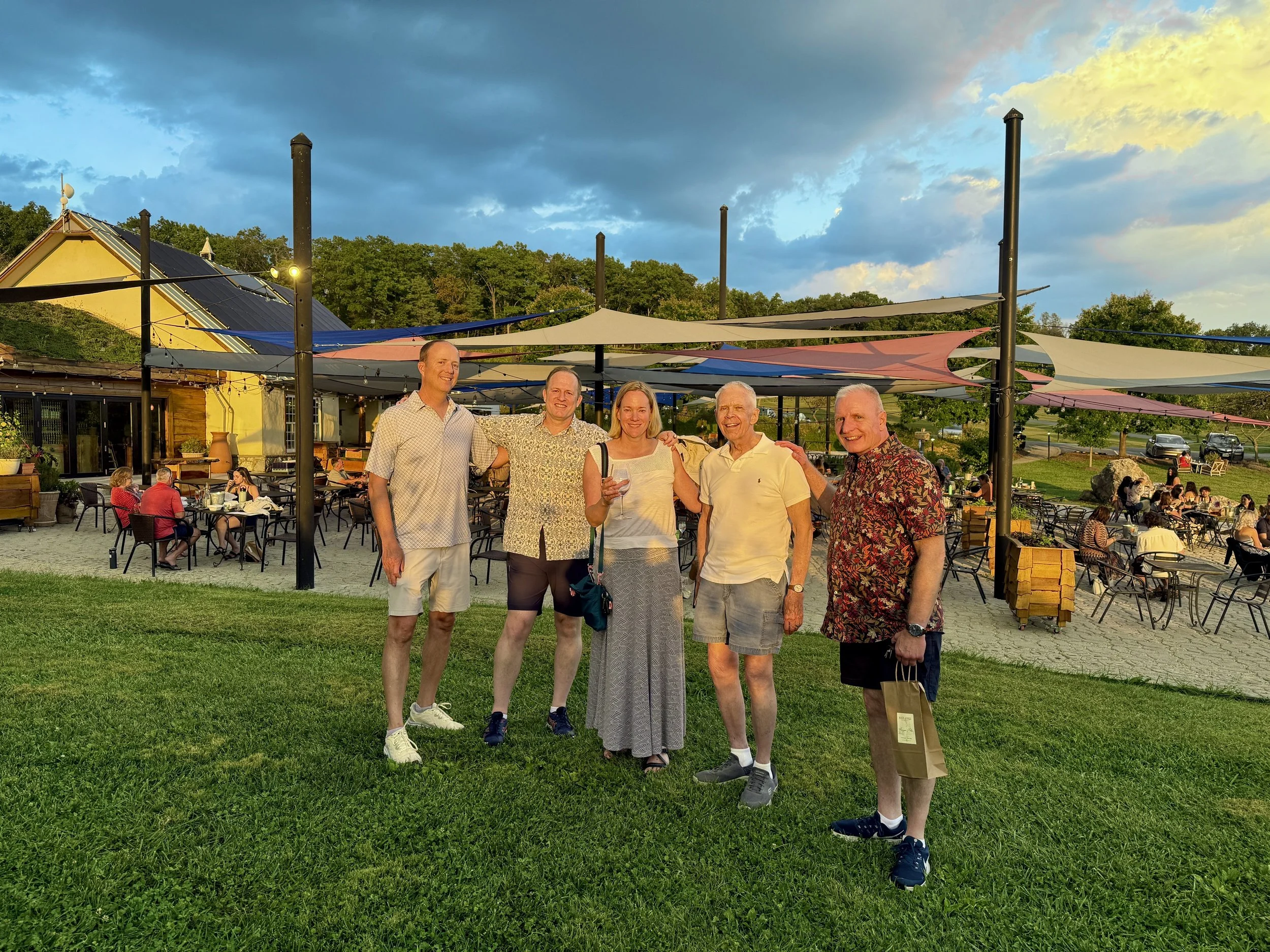 A beautiful fall day at Black Ankle Vineyards! 🌿🍷 Everyone enjoyed wine tasting, good food, live music, and great company. Thank you to everyone who joined us, and thank you Christy Ciarametaro for hosting!