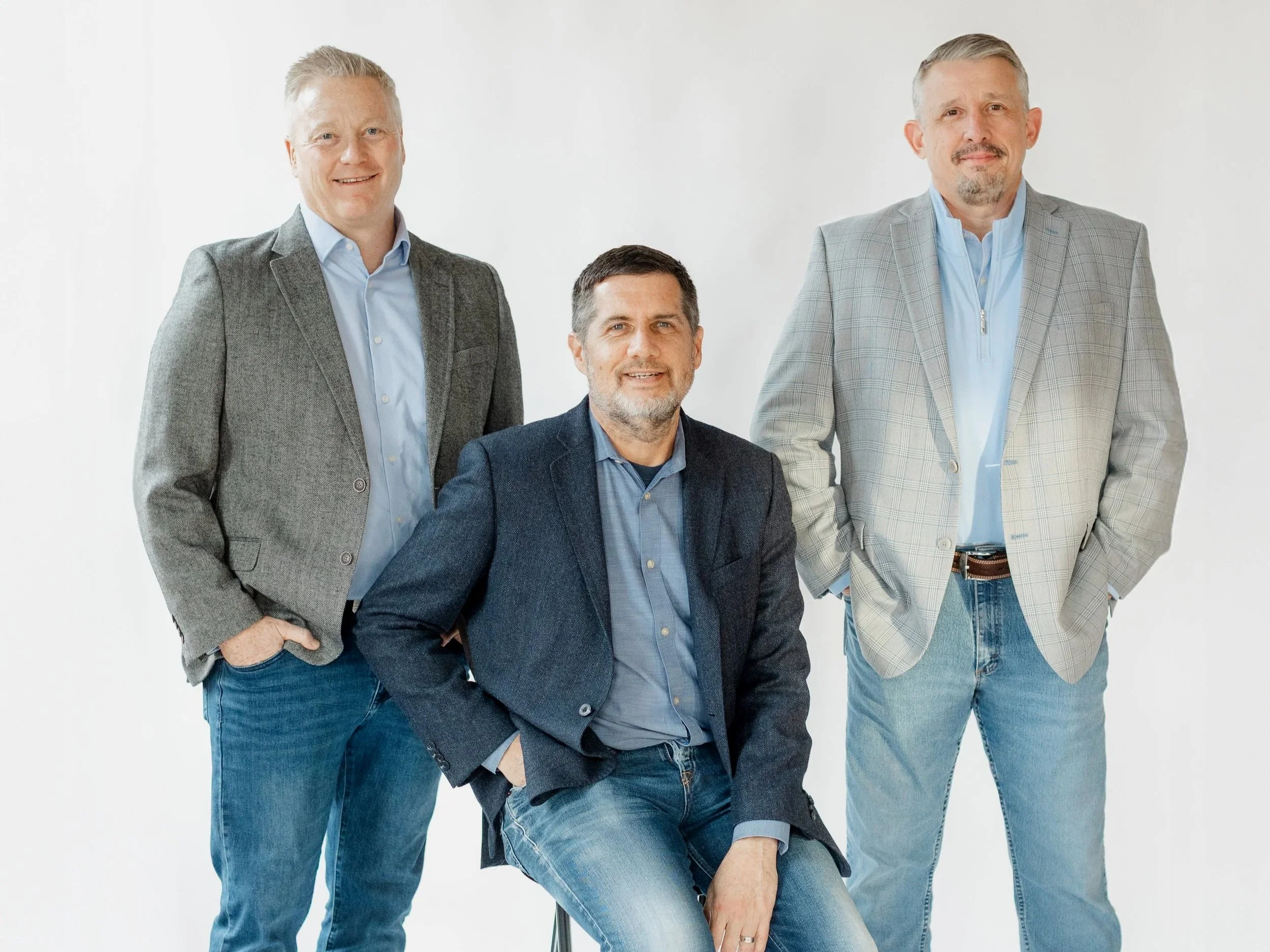The three partners of Mission Omega. Brad Crall (On the Left), Tim Chambers (The Middle), Ben Wallach (On the Right).