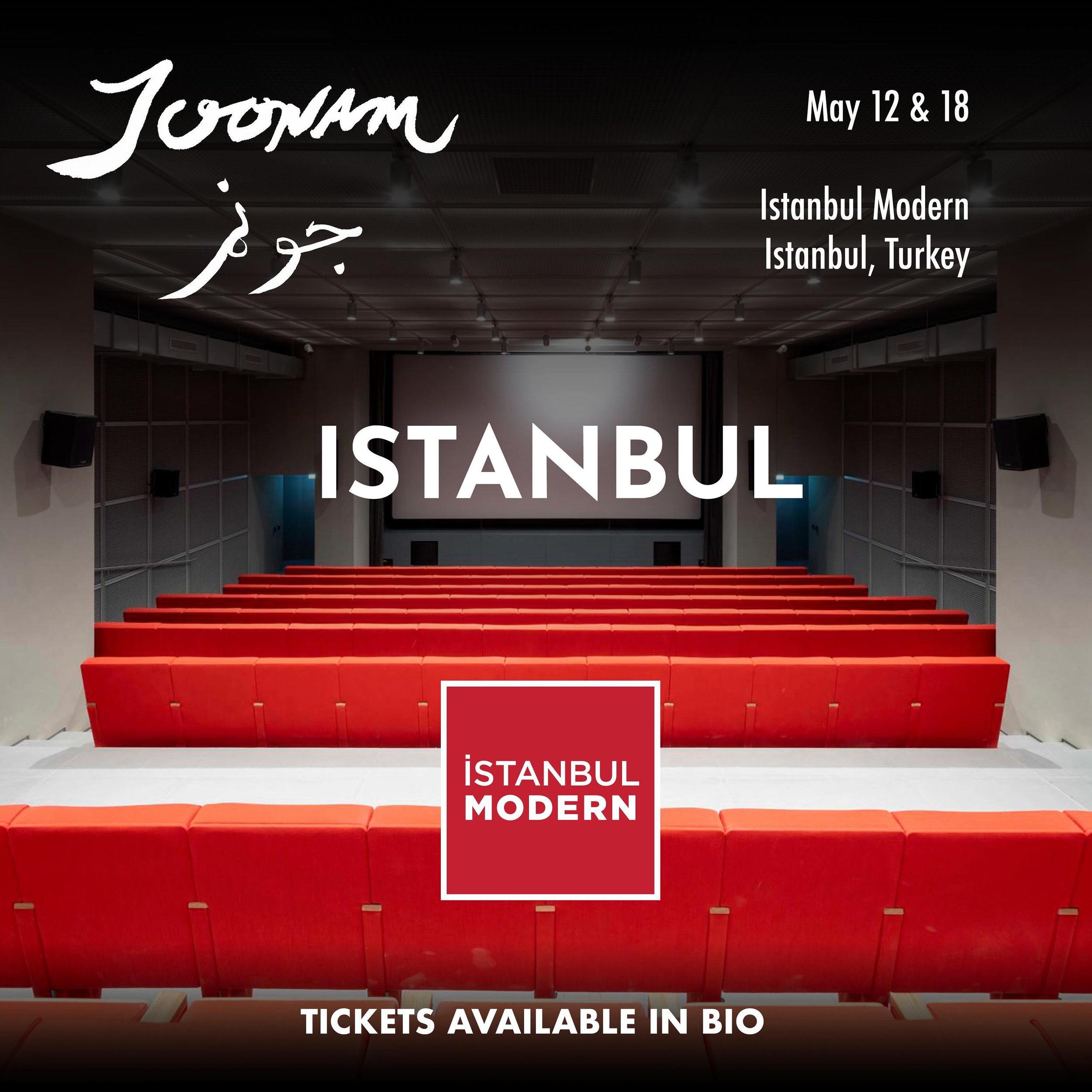 ISTANBUL! Joonam is playing @istanbulmodern on May 12 &amp; May 18! This screening is in partnership with @sharjahart Beyond Sharjah Film Platform Series. 🎟️🎟️🎟️Tickets available at link in bio!