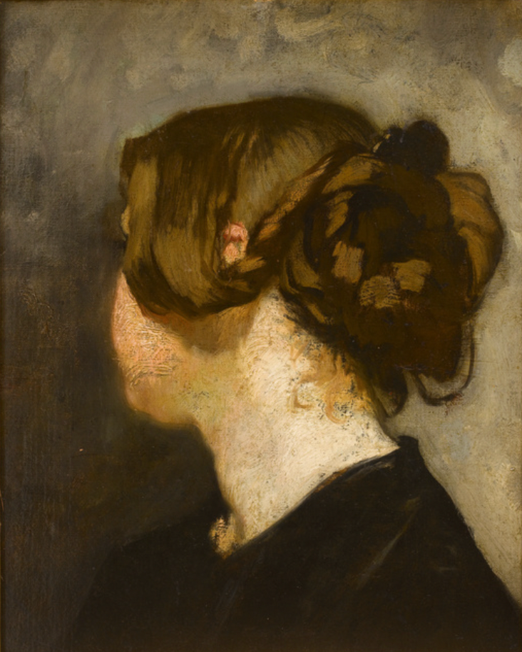 Thomas Couture, Tête de femme , between 1815 and 1879