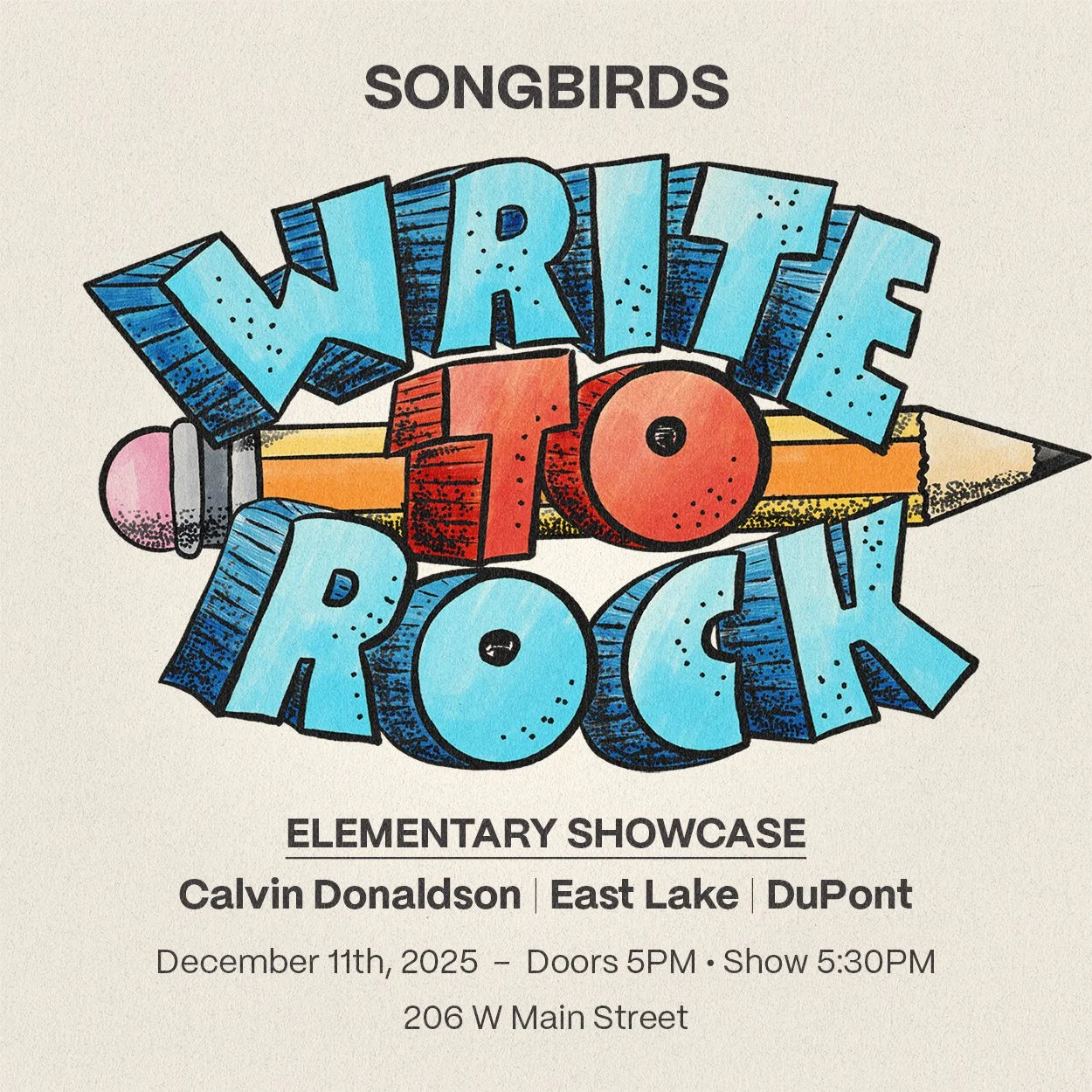 Write to Rock Showcase
