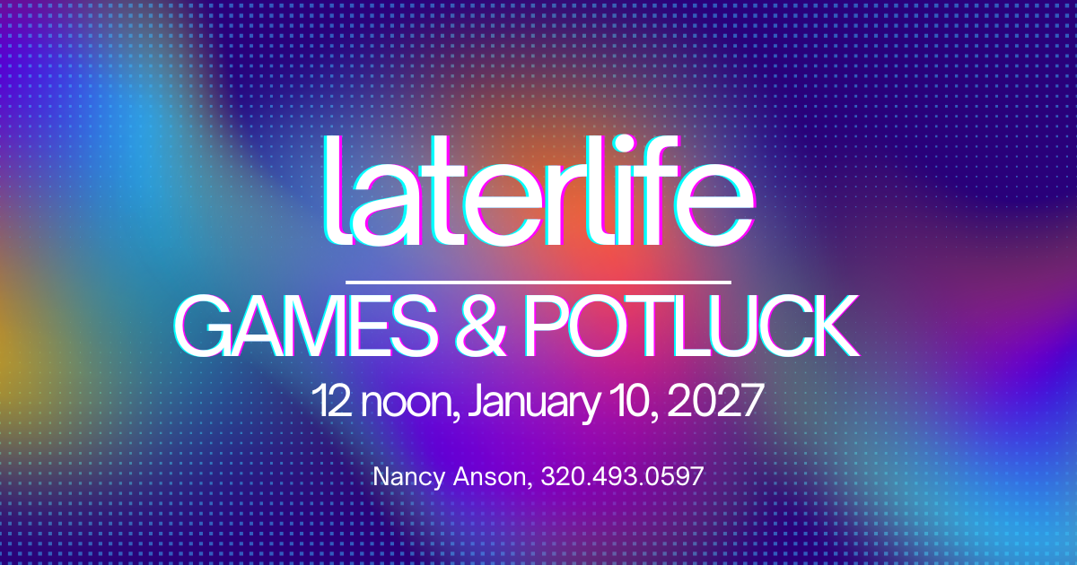 Laterlife Event at Nancy Anson's