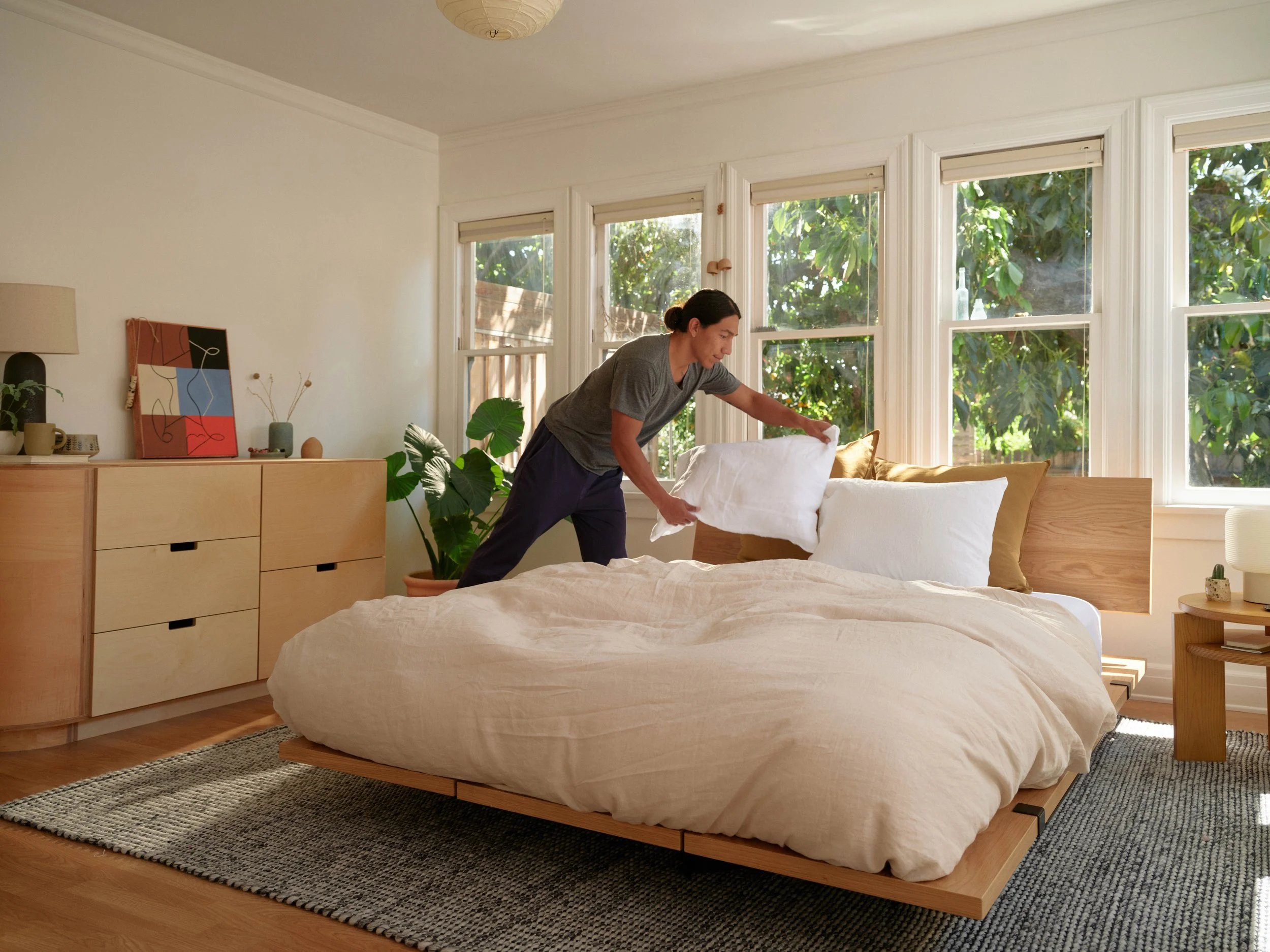 Floyd Bed Frame in Oak