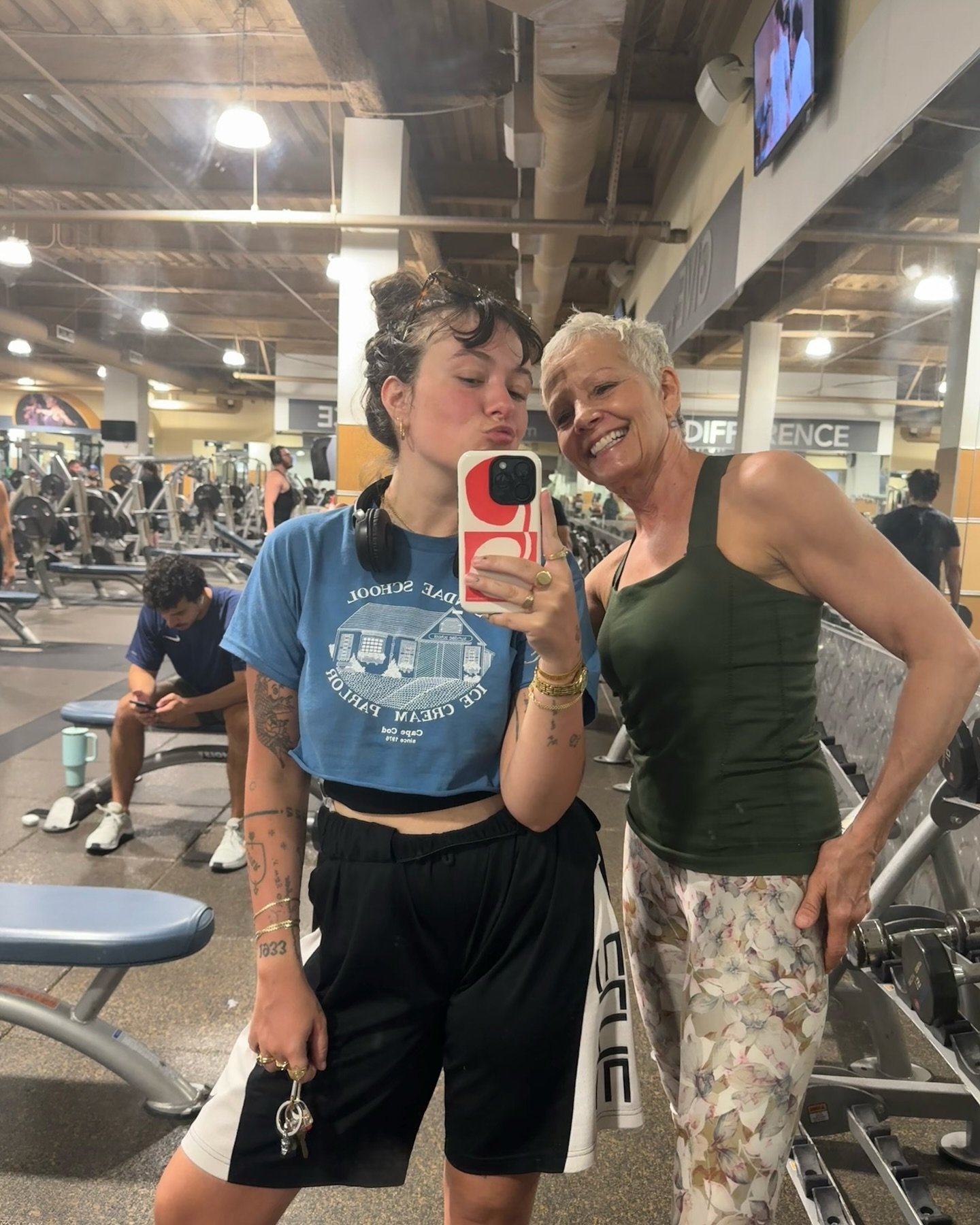 A couple of gym rats! I&rsquo;ll be back and driving Thursday 6:00pm. Thanks for holding the fort Pami, Megan, Stacy, Jane &amp; Annalisa🥰