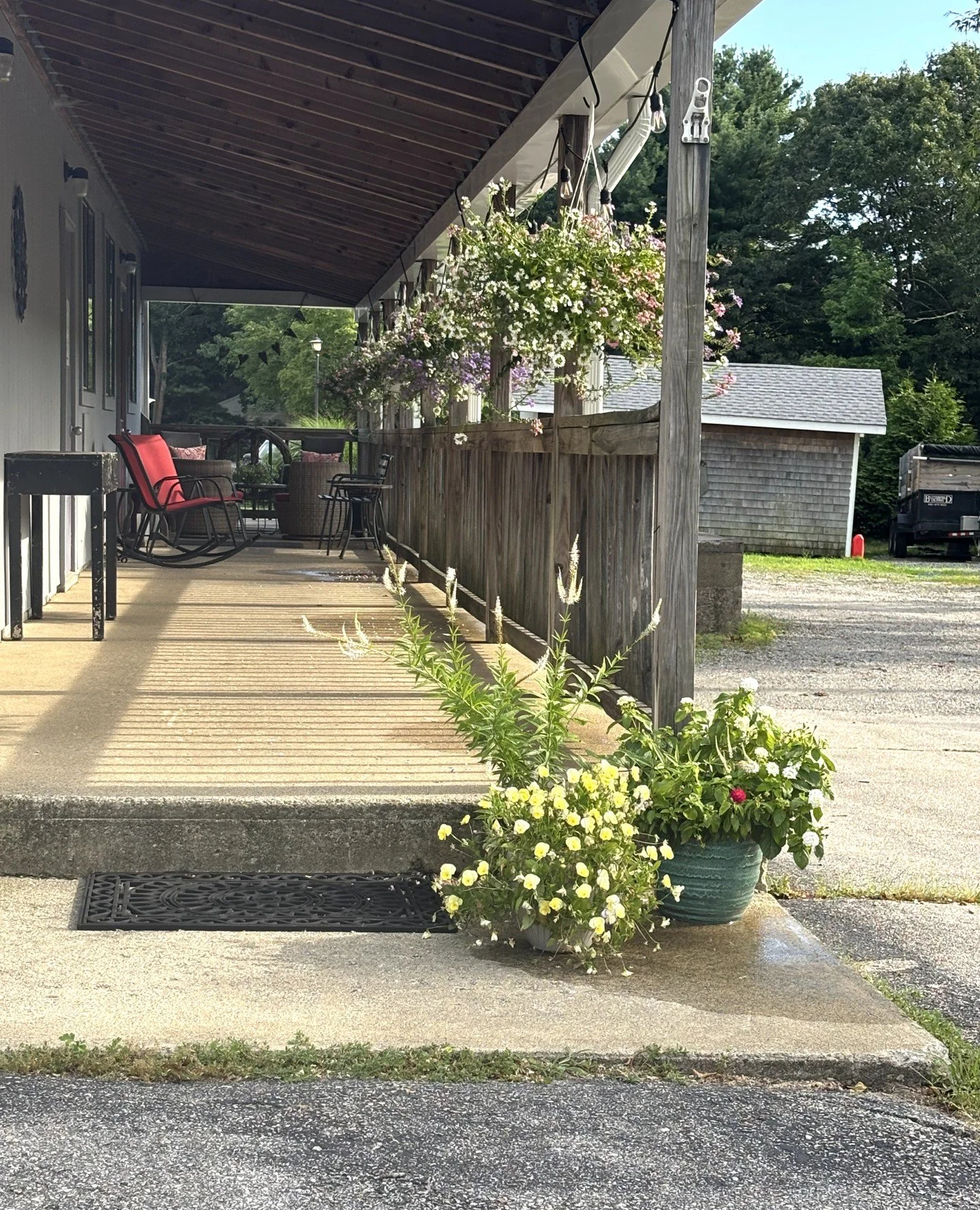 Summer mornings on the porch, where the air is warm, the flowers are in bloom, and every inhale feels like a fresh invitation to move, breathe, and be present. Yoga in the summertime is its own kind of bliss.