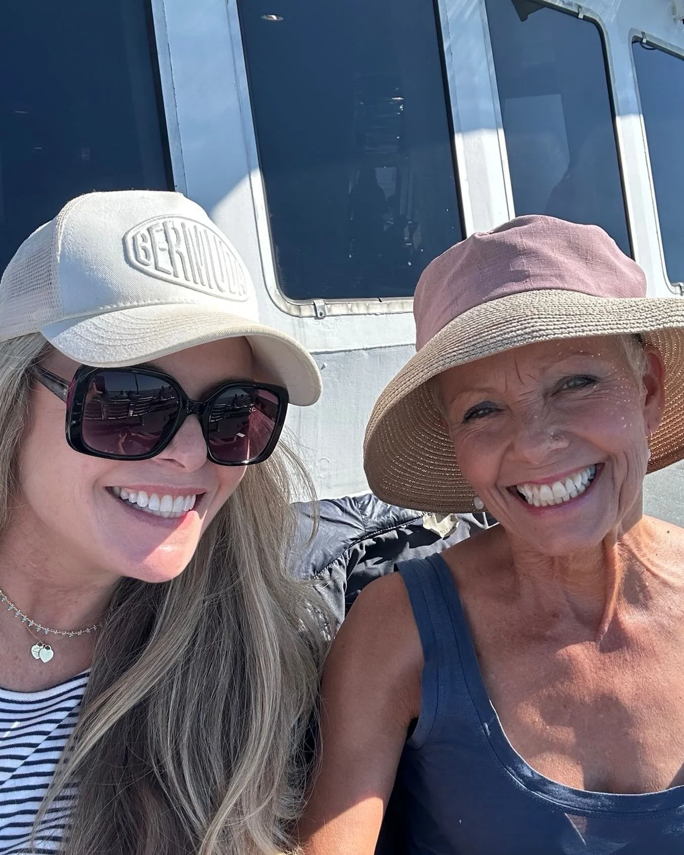 On the way to the Vineyard! It&rsquo;s a good thing I didn&rsquo;t retire my favorite summer hat!