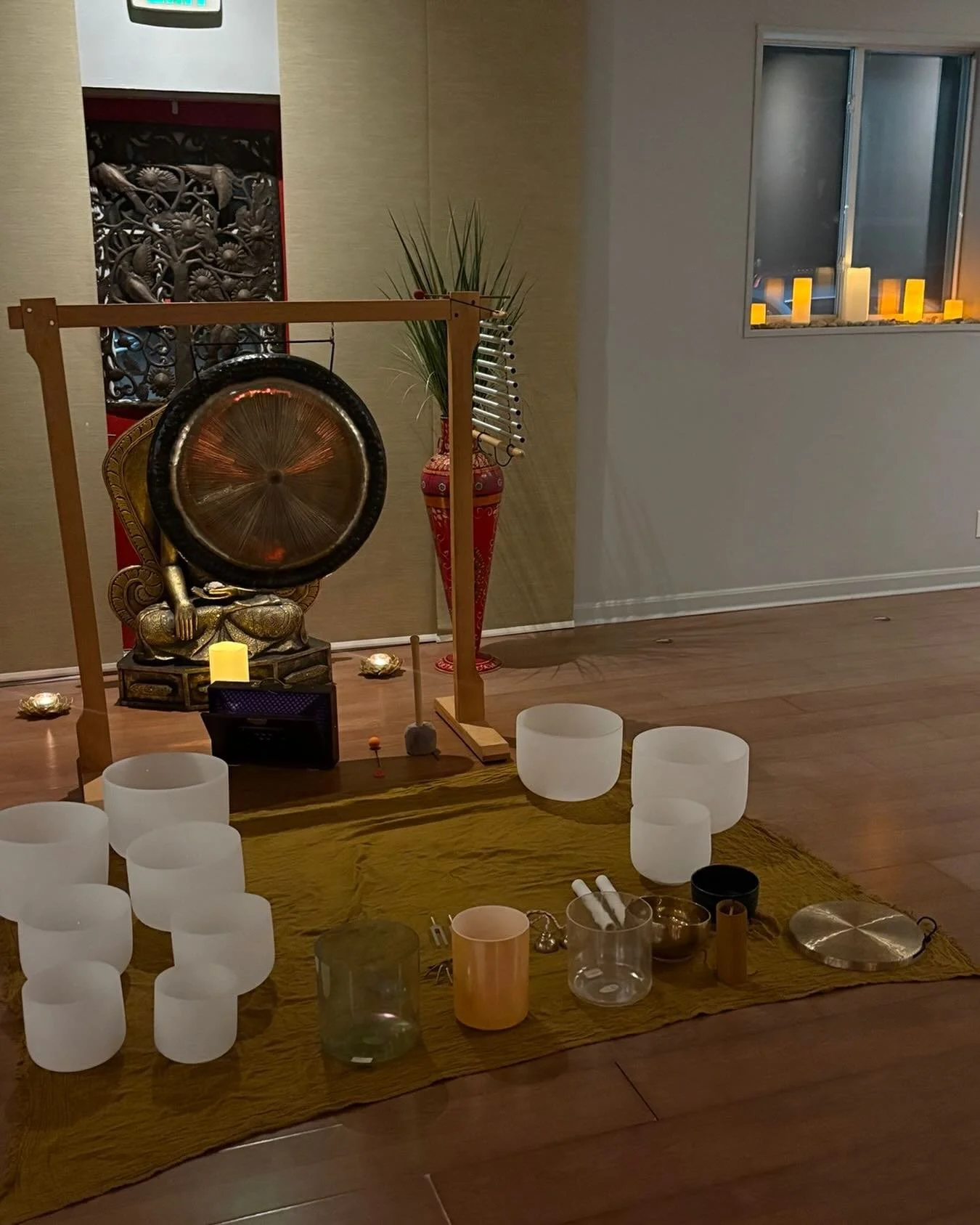 Turn off the news for a moment and restore yourself. Our sound bath w/carlin is at 6pm tonight. See you there!