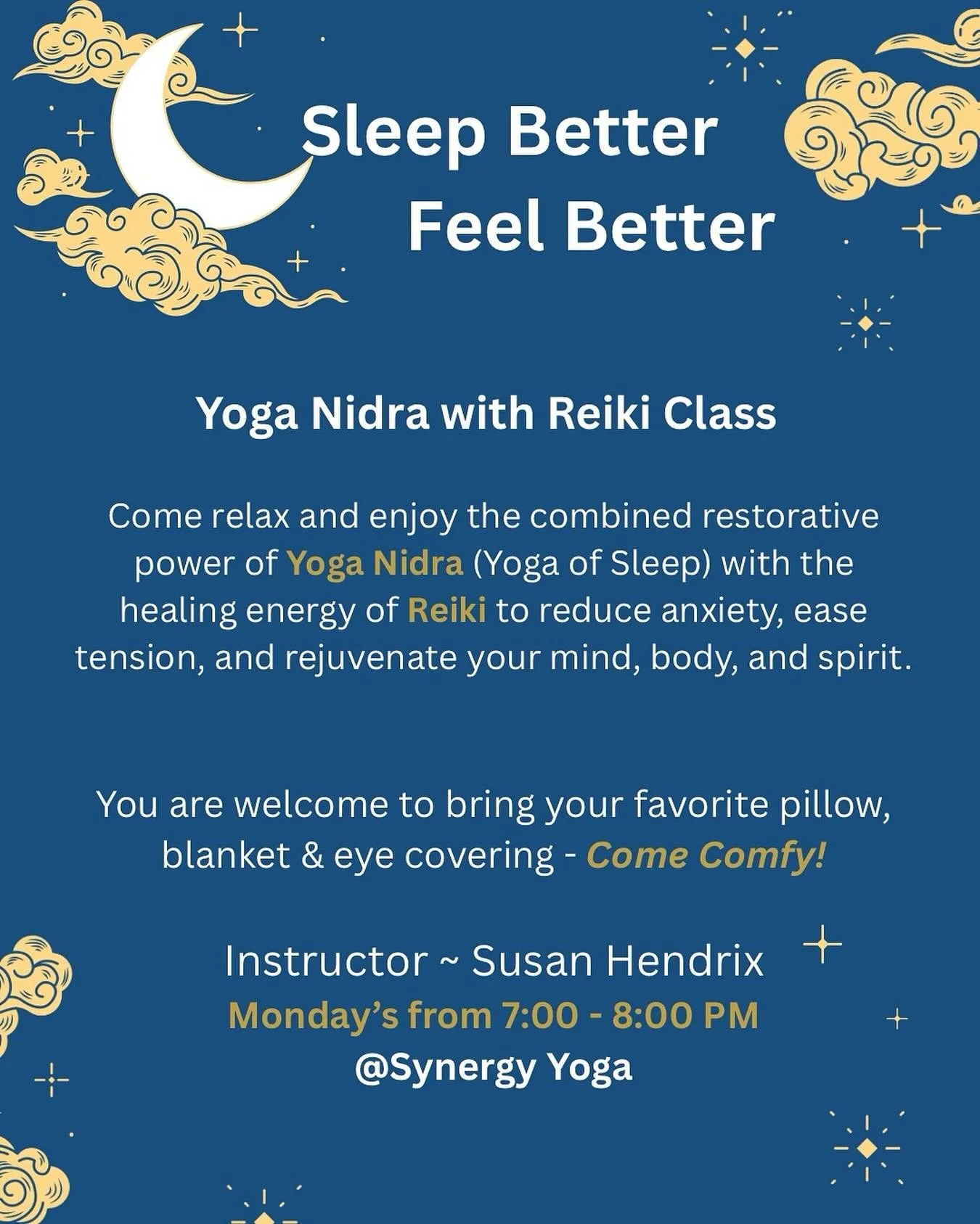 Evening nurturance Nidra tonight 7:00pm
