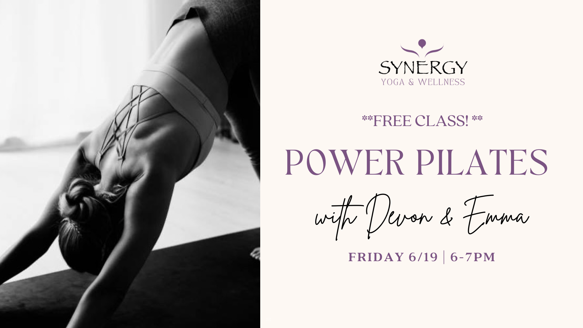 ** FREE CLASS! ** Power Pilates w/ Devon & Emma
