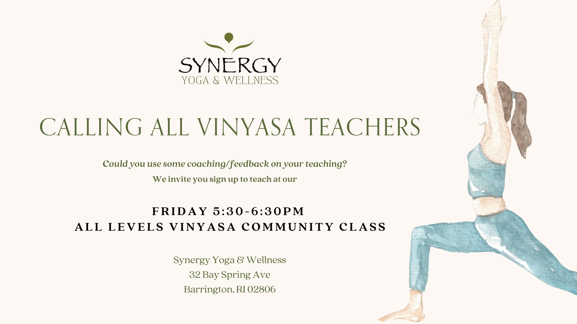 Calling All Vinyasa Teachers