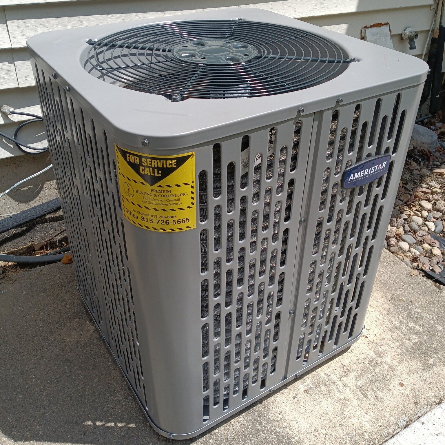New Ameristar condenser and coil installation for our residential customer ❄❄

It's going to be a hot weekend, this customer is already one step ahead. ✅

Call Premium Heating &amp; Cooling for all residential HVAC needs today!

☎(815)-726-5665☎
🌎Se