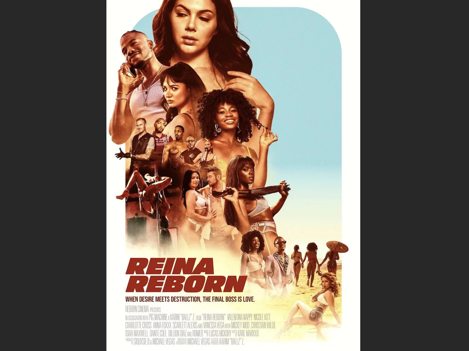 Reina Reborn: The Valentina Nappi, Nicole Kitt, Charlotte Cross and Scarlett Alexis-starring 90-minute film looks stunning