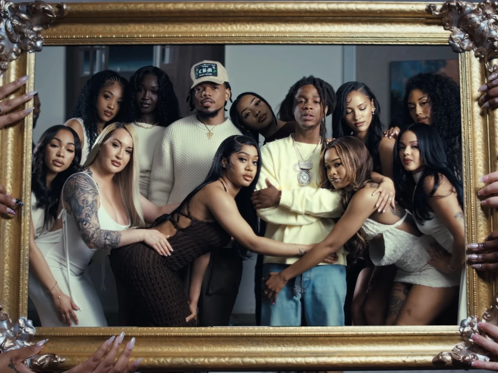 Hurricane Wisdom &amp; Chance the Rapper: The duo surround themselves with endless baddies in the Barbie Doll music video