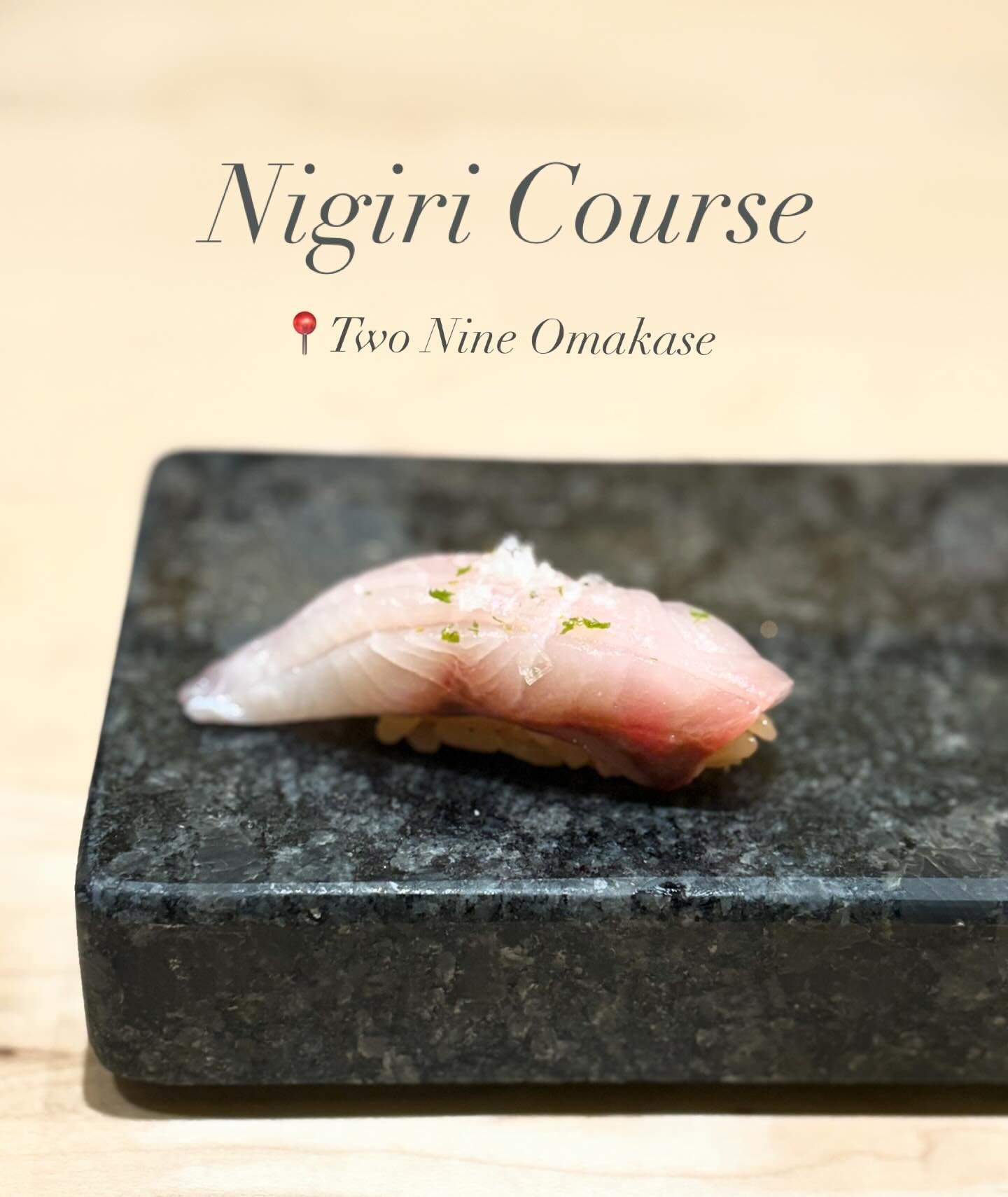 Which one is your fave? Here&rsquo;s our nigiri course last night! 

We have available seats this weekend in the 5:30 pm seating time ⛄️ head over to OpenTable to make your reservations 

#dcsushi #dcomakase #georgetowndc #georgetownfoodie #twonineom