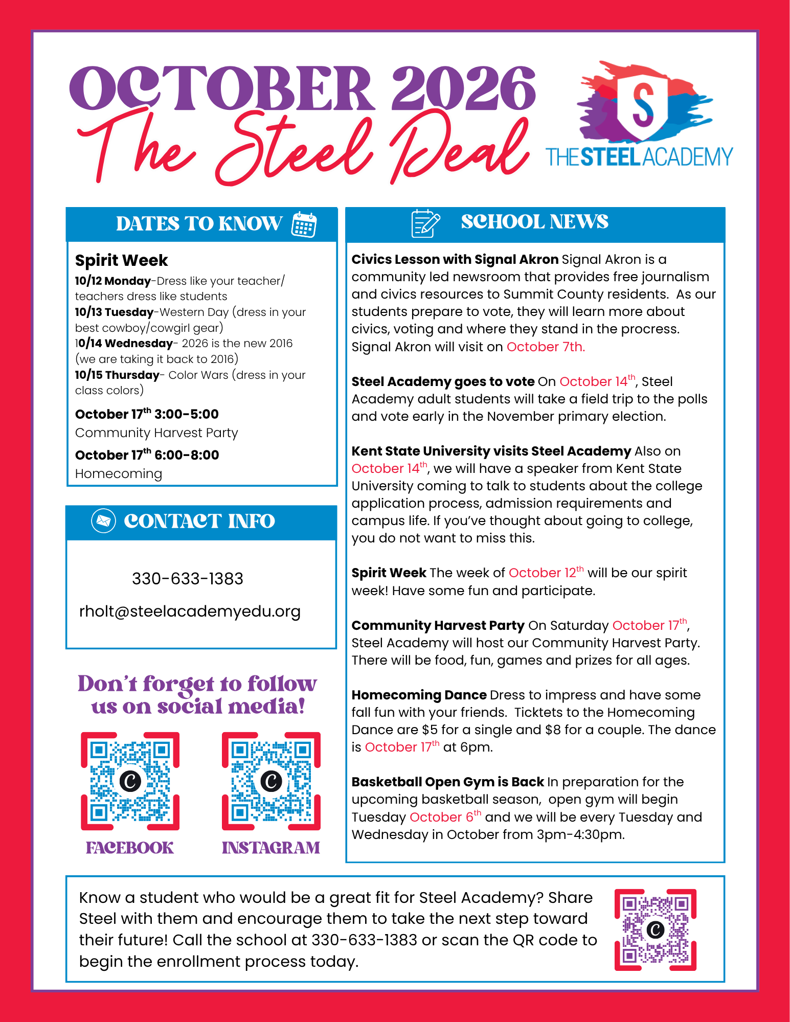 Newsletter - October 2026
