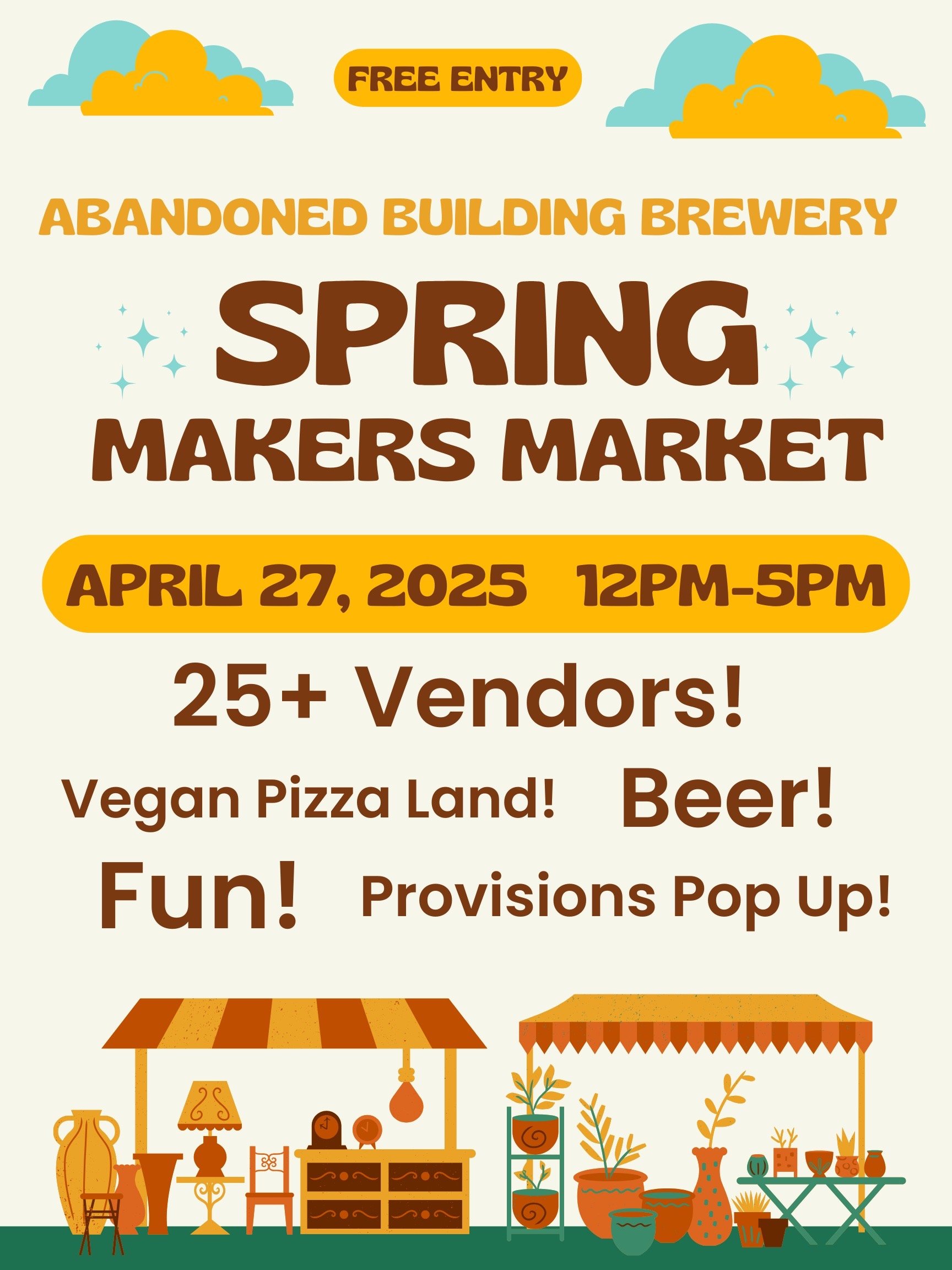 Spring Makers Market @ Abandoned Building Brewery