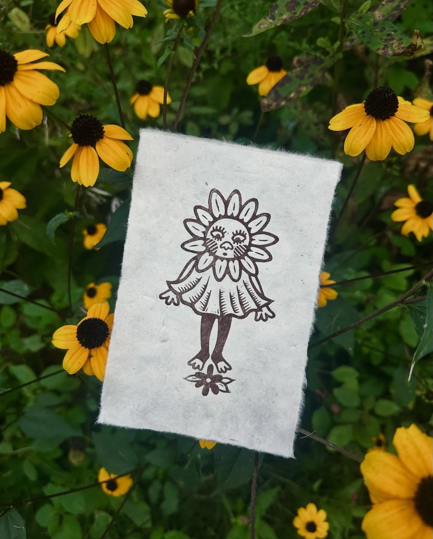 seen 🌼

#linocut #reliefprintmaking