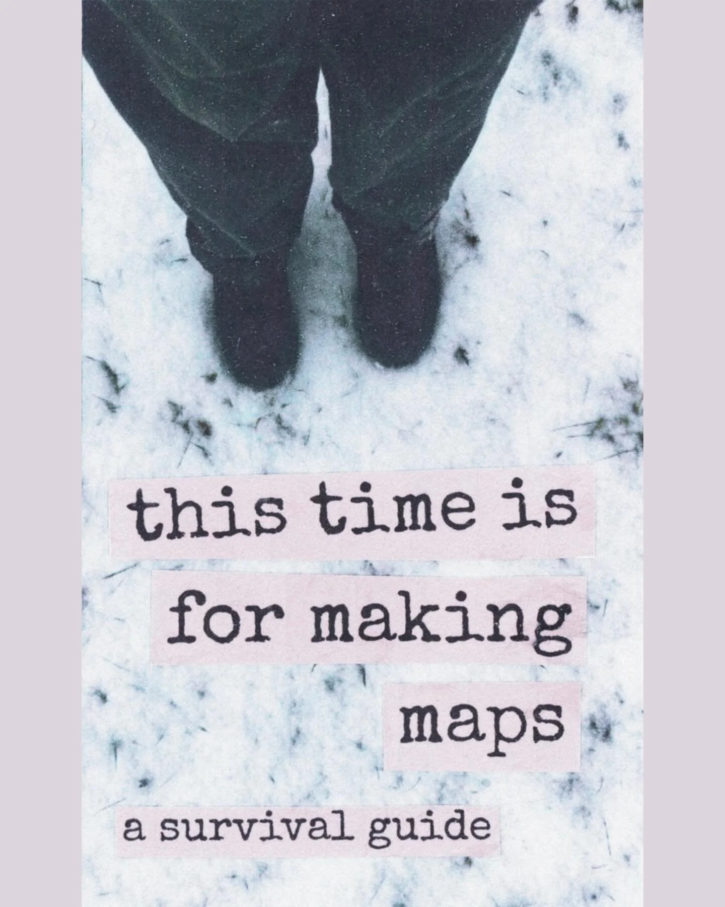 The first few weeks of this year felt super clumsy and disjointed in my studio after some time away from it&hellip; so I got my fingers glue-sticky &amp; made this little zine &amp; felt a little better. 

&amp; I&rsquo;m carving again now, thank goo