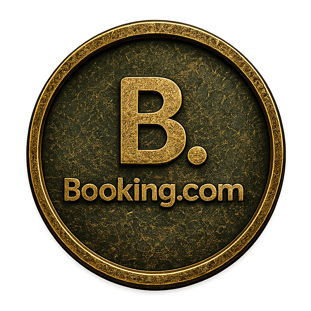 Historia y logotipo de Bookim.com en una moneda dorada