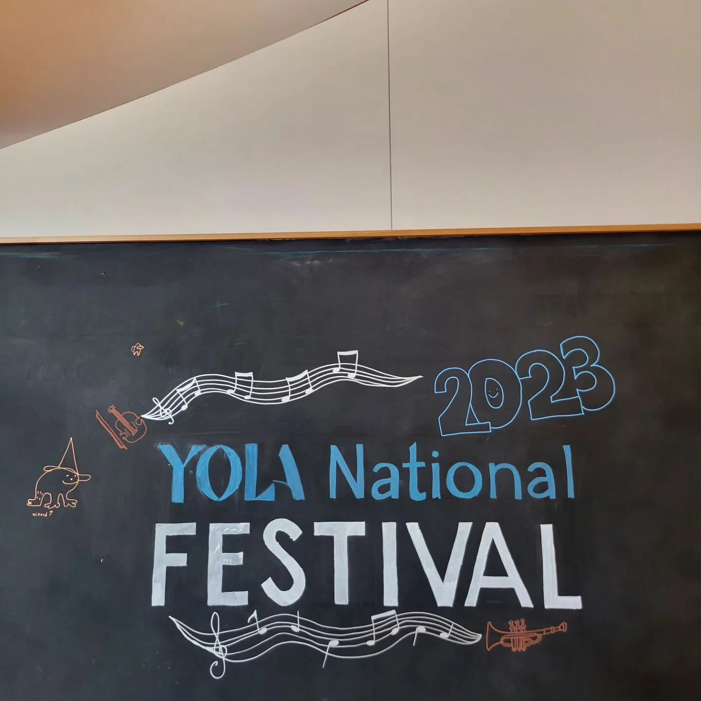 It was an absolute joy to have a part in this year's #YOLANationalFestival. We curated pre show art activities before the culmination concert. The young musicians were incredible&mdash;with a special guest on violin&mdash;and their hard work was appa
