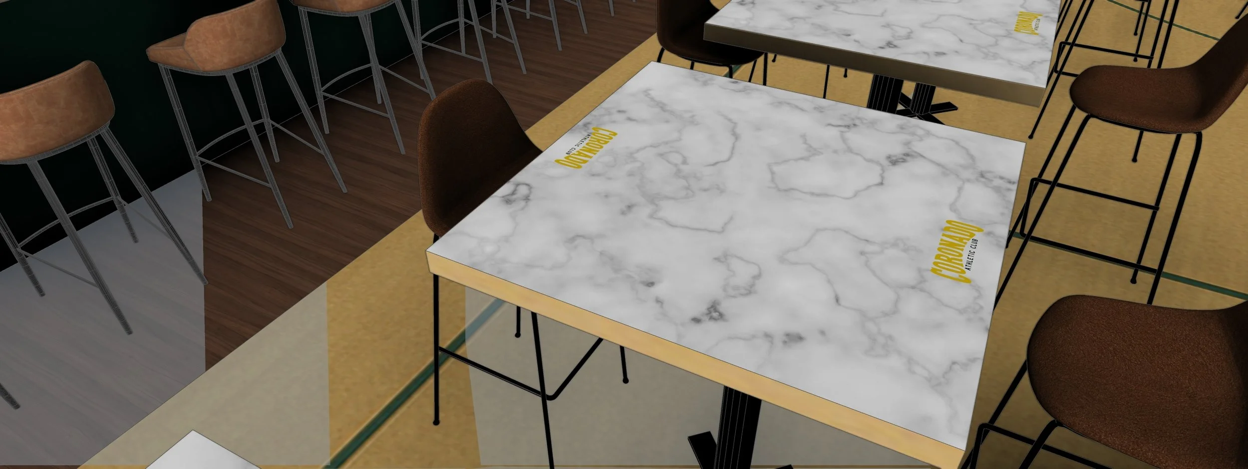 Embossed Table Detail