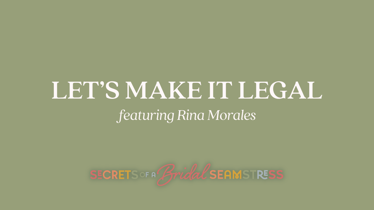 LET’S MAKE IT LEGAL feat. Rina Morales